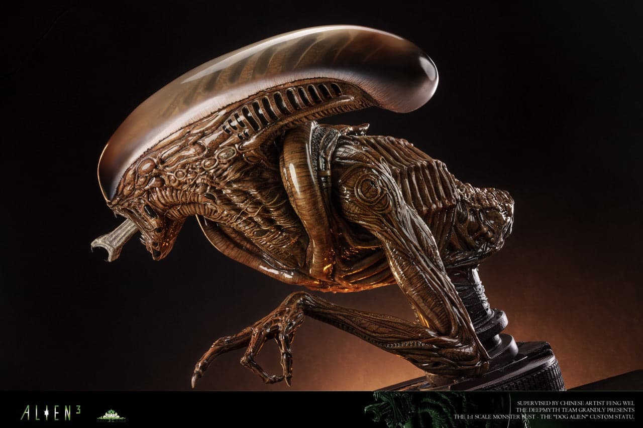 Alien Deepmyth Studio Alien Dog Bust 5