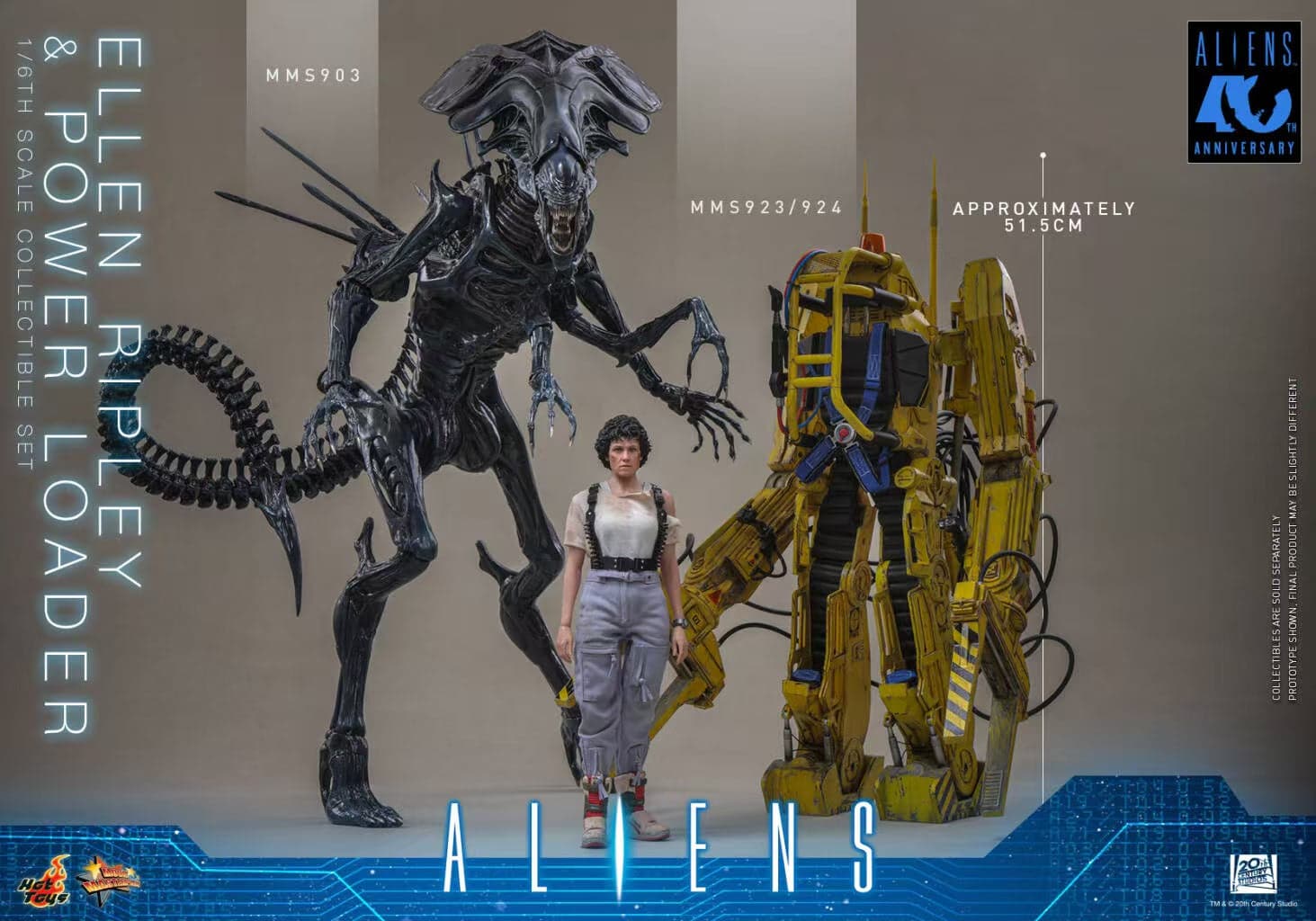 Aliens Hot Toys Ellen Ripley X Power Loader 1