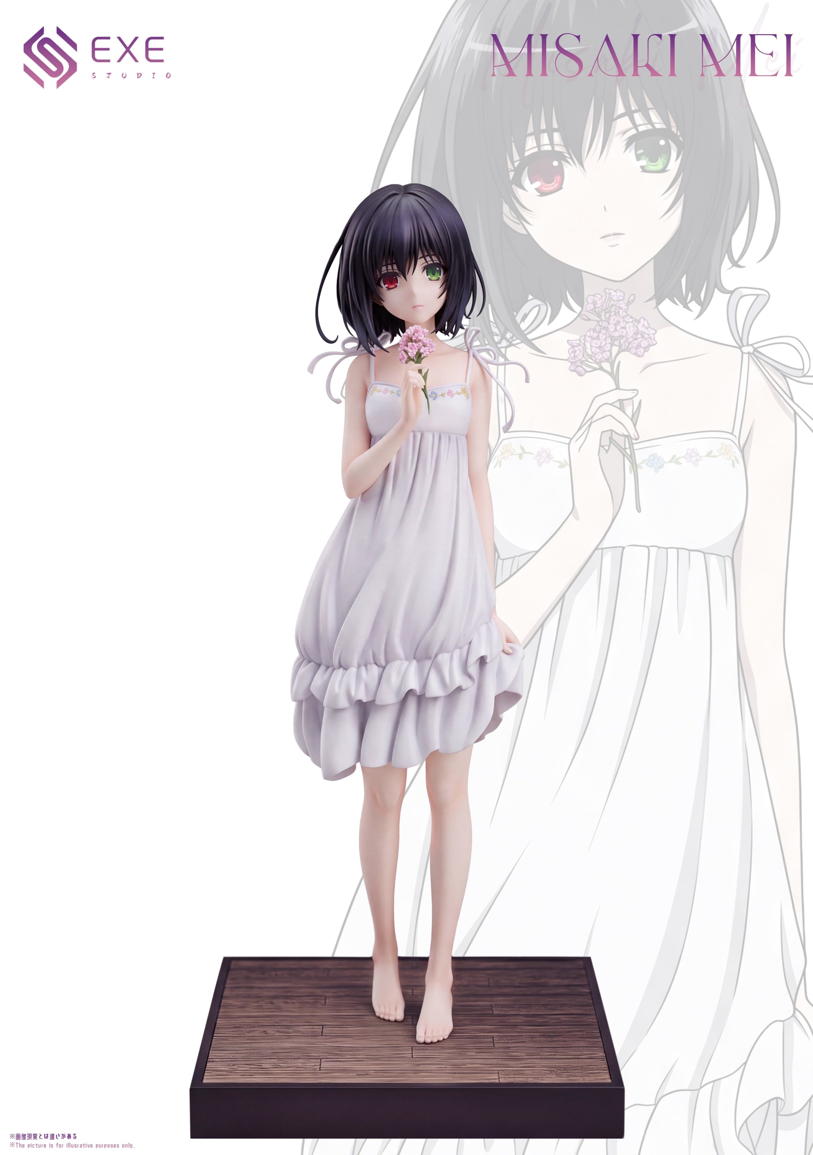 Another EXE Studio Mei Misaki in White Dress 1