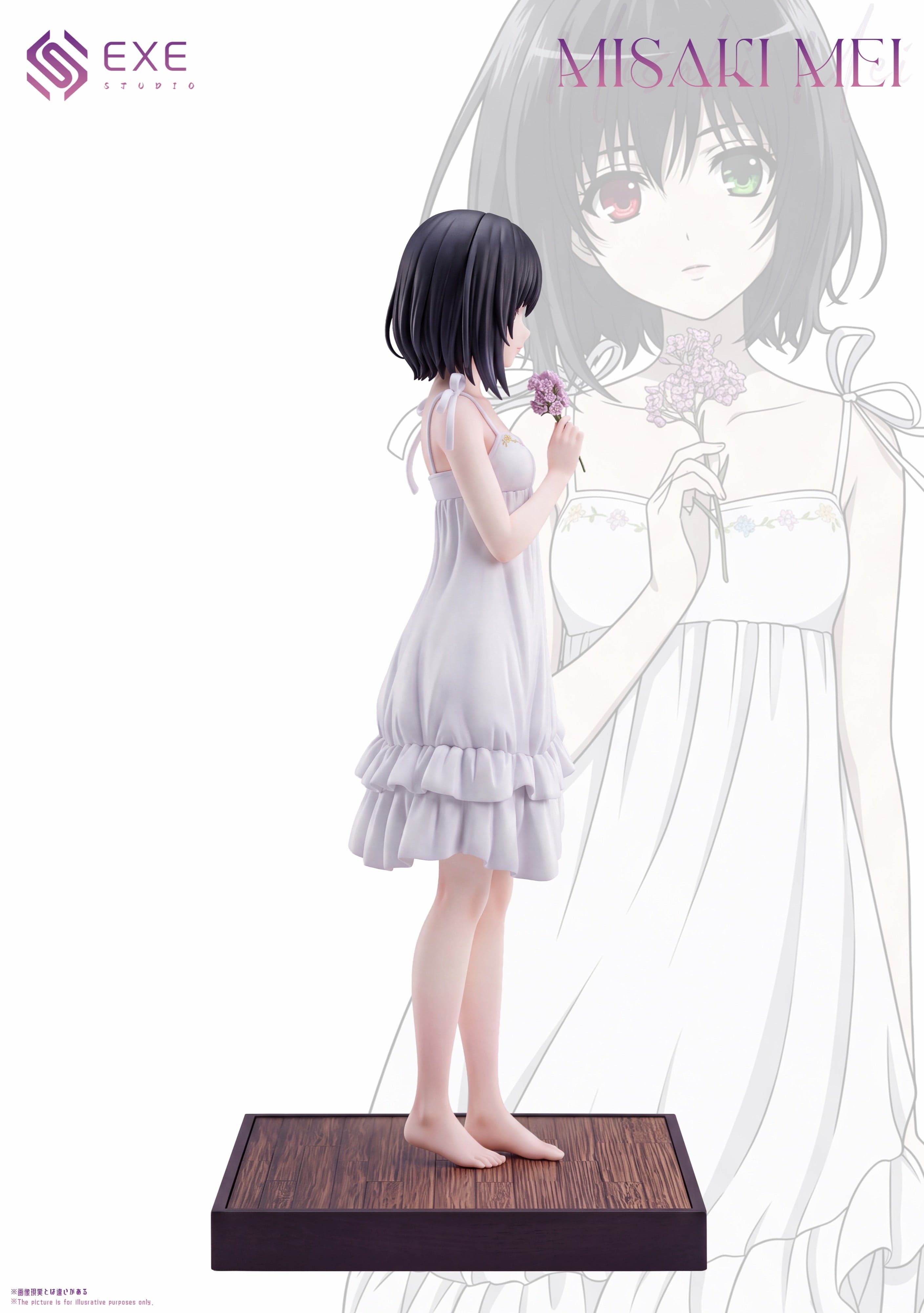 Another EXE Studio Mei Misaki in White Dress 4