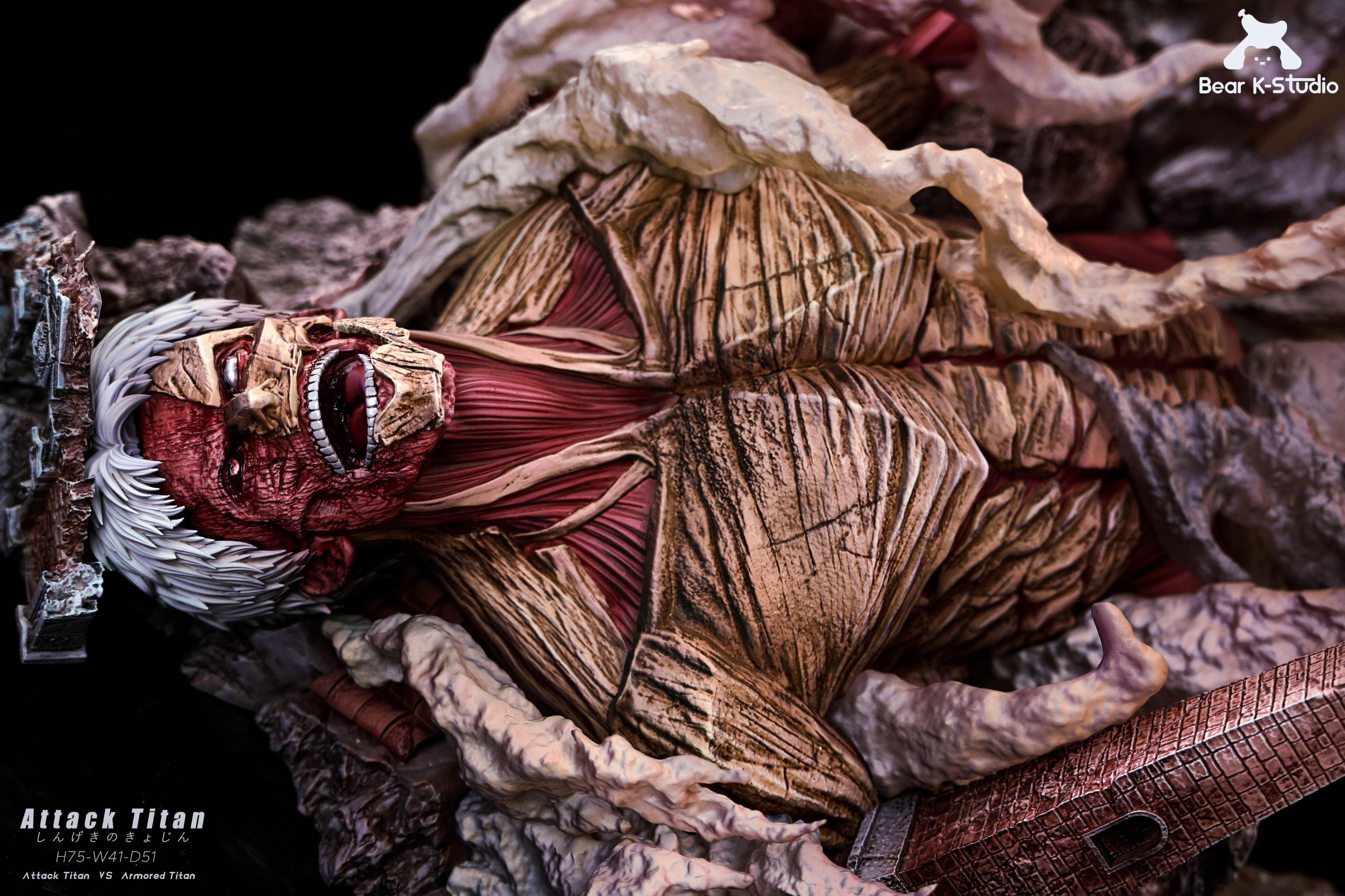 Attack on Titan BK Studio Attack Titan Vs Armored 4