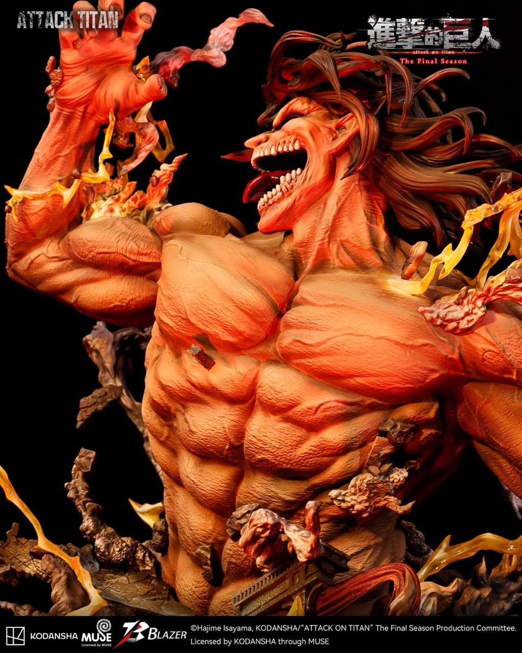 Attack on Titan Blazer Studio Attack Titan Bust 2