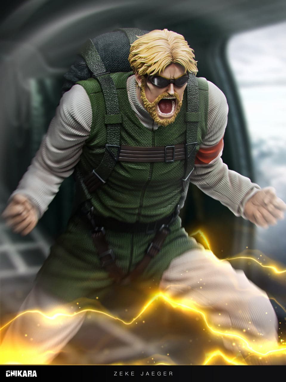 Attack On Titan CHIKARA Studio Zeke Jaeger 3