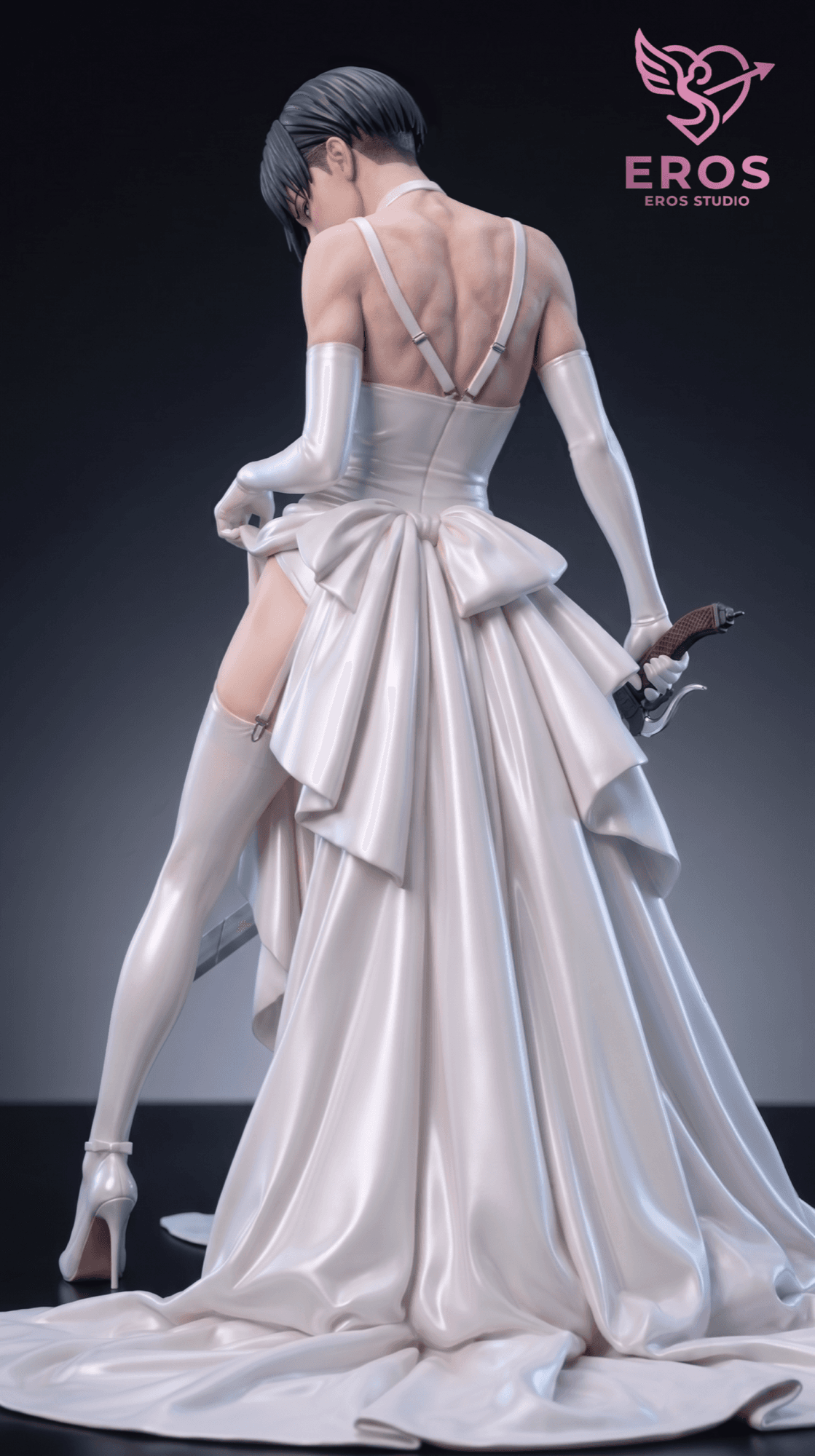 Attack On Titan Eros Studio Levi wedding Dress 3