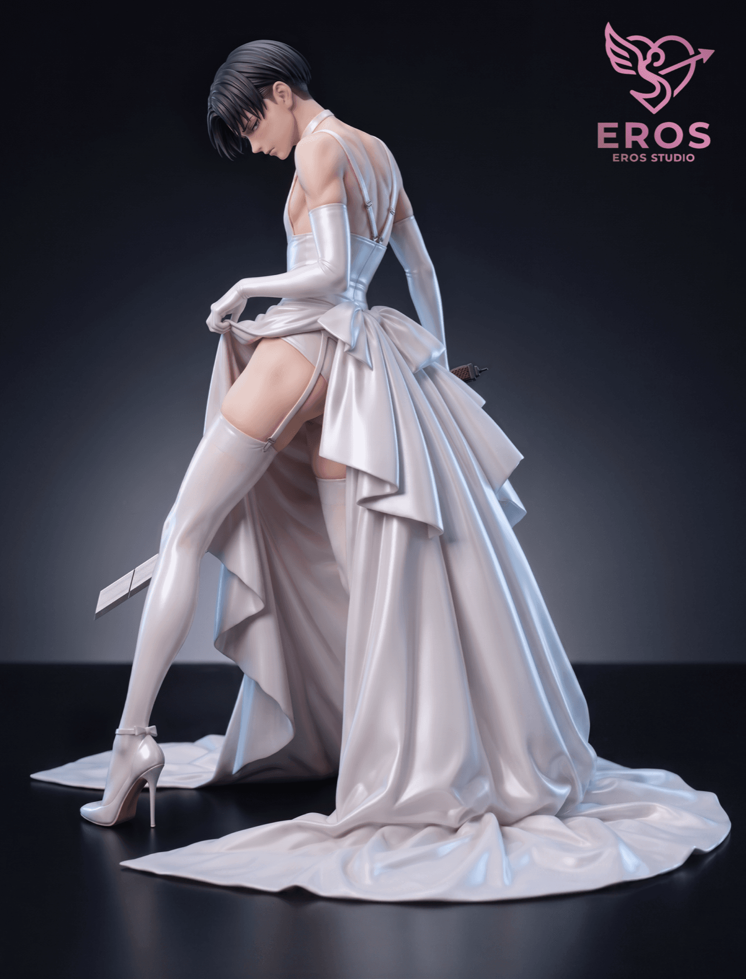 Attack On Titan Eros Studio Levi wedding Dress 4