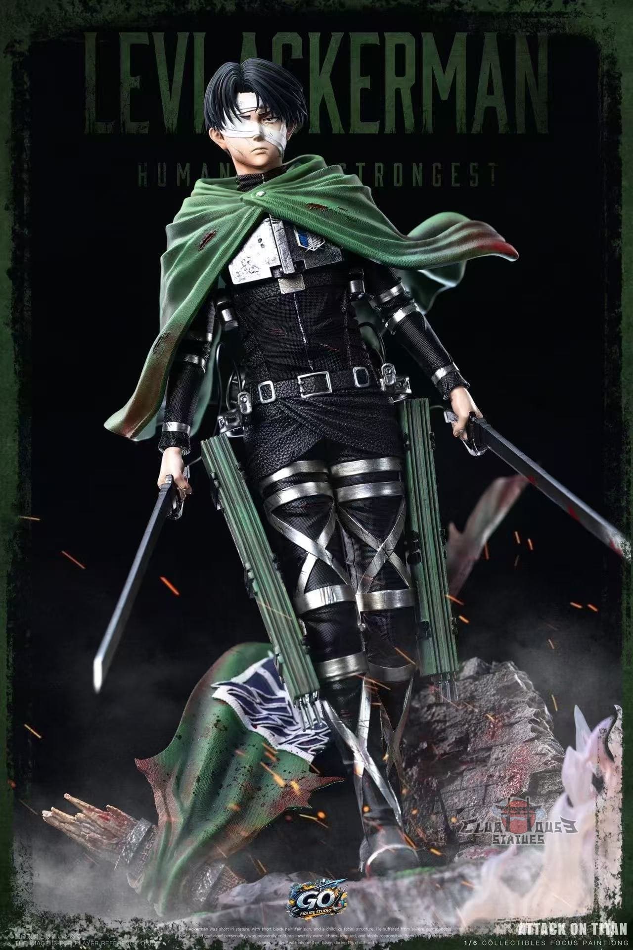 Attack On Titan Go Figure Studio Levi Ackerman 1