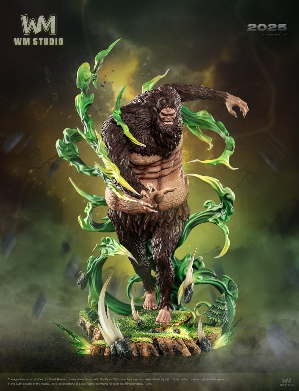 Attack On Titan WM Studio Beast Titan 2