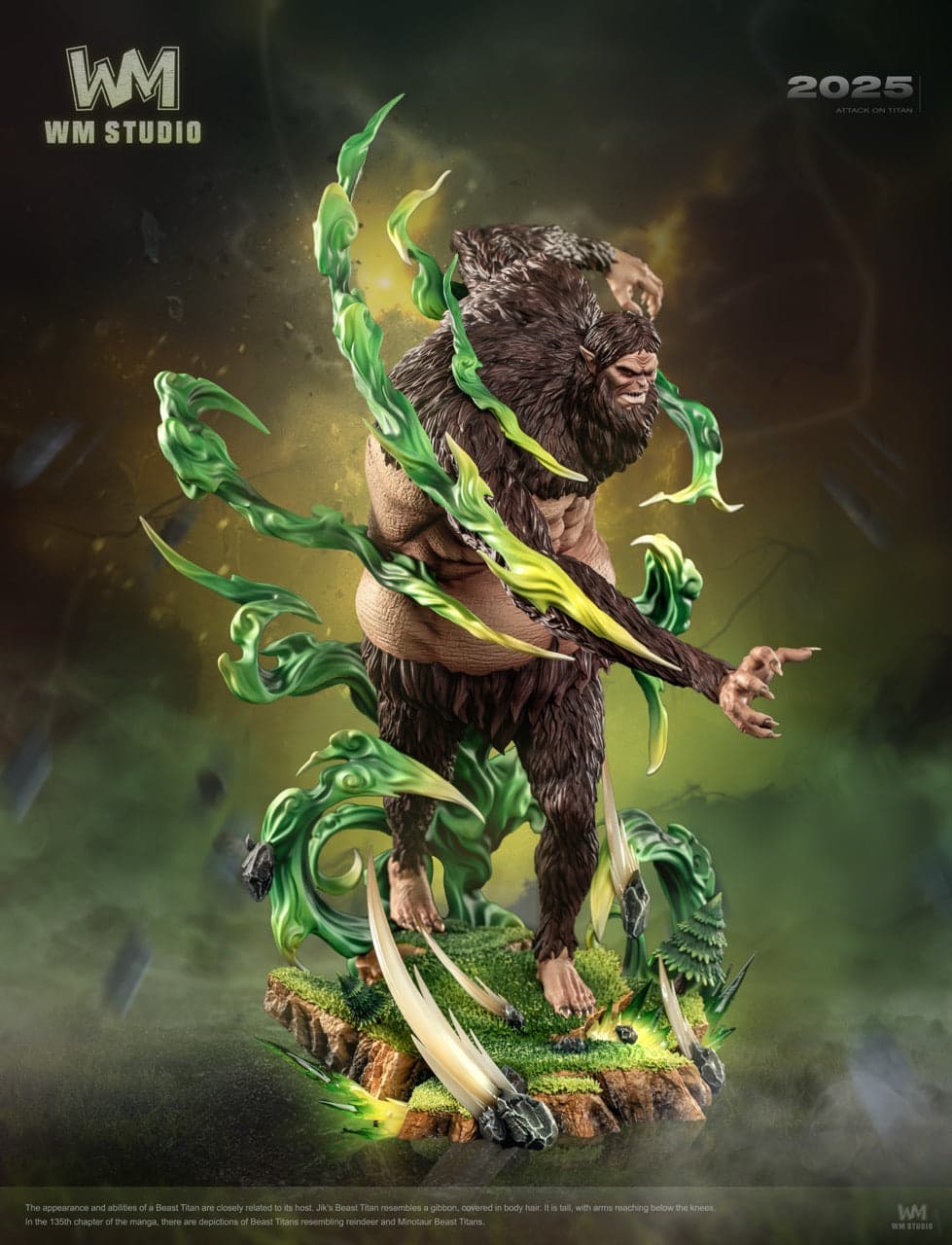 Attack On Titan WM Studio Beast Titan 3