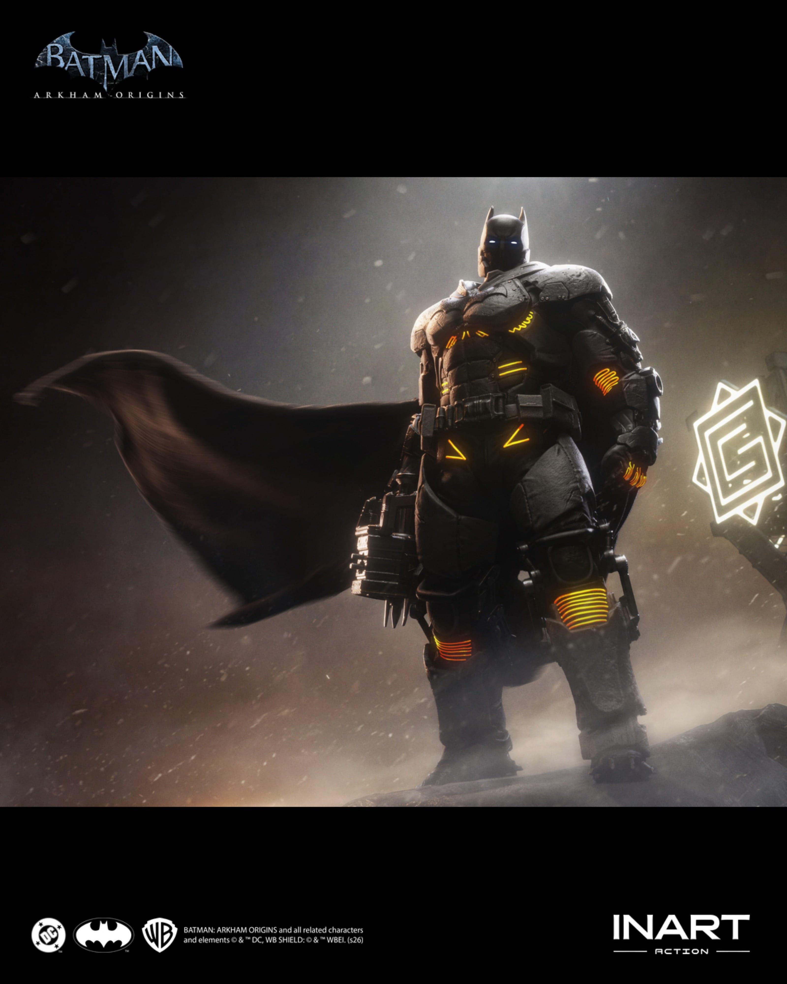 Batman Arkham Origins INART Action Batman XE Suit 1