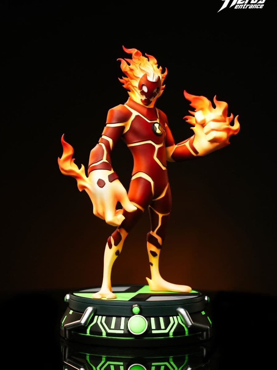 Ben 10 Heros Entrance Studio Heatblast