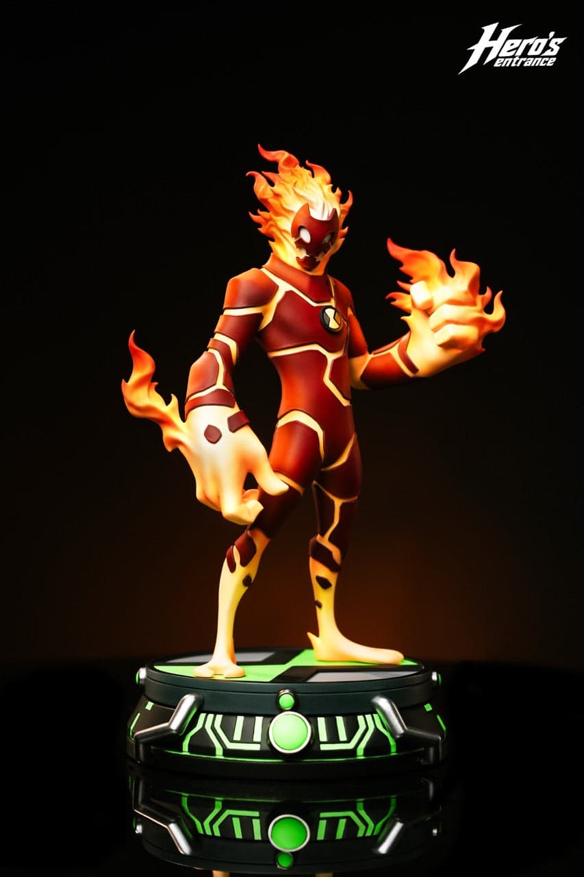 Ben 10 Heros Entrance Studio Heatblast 1