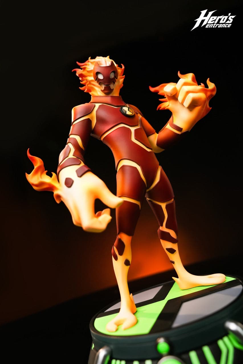 Ben 10 Heros Entrance Studio Heatblast 2