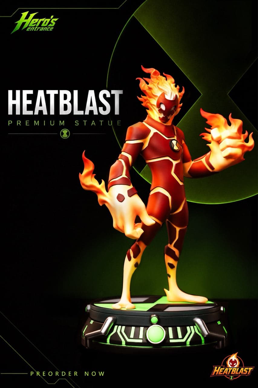 Ben 10 Heros Entrance Studio Heatblast 3