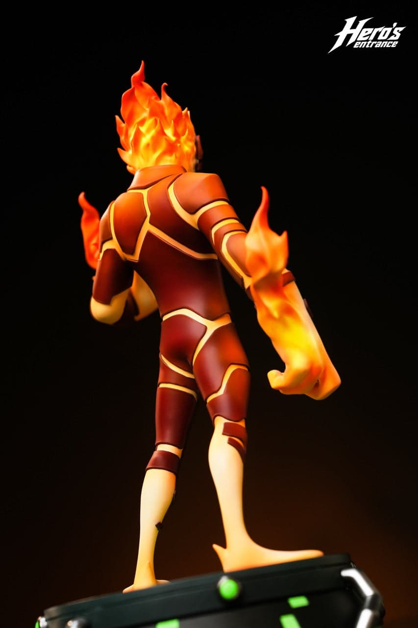 Ben 10 Heros Entrance Studio Heatblast 4