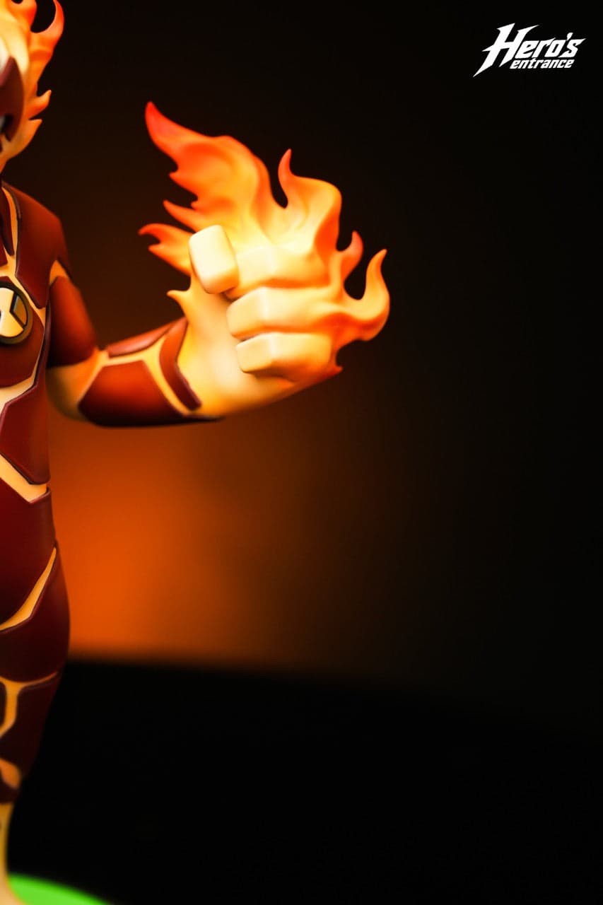 Ben 10 Heros Entrance Studio Heatblast 5