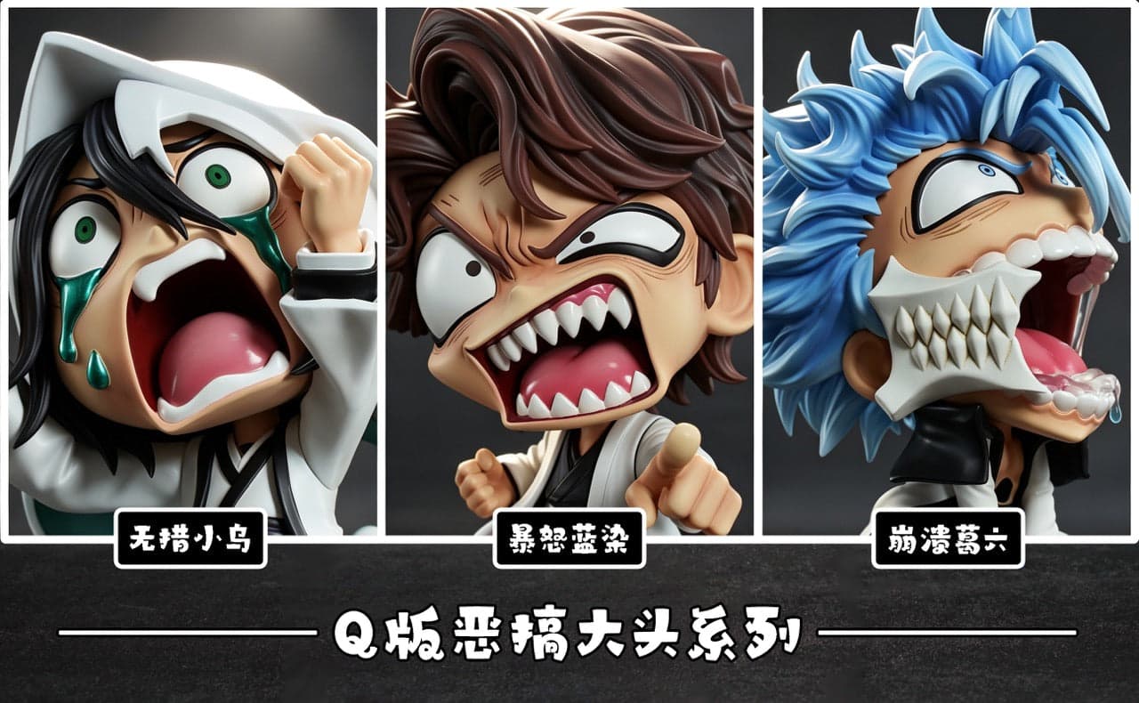 Bleach HXHENG Studio Ulquiorra x Aizen x Grimmjow 1