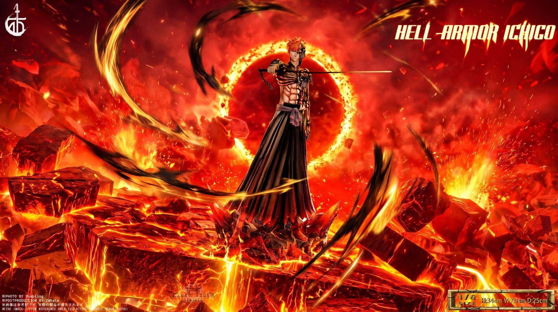 Bleach MuZi Studio Ichigo Kurosaki Hell Armor 1