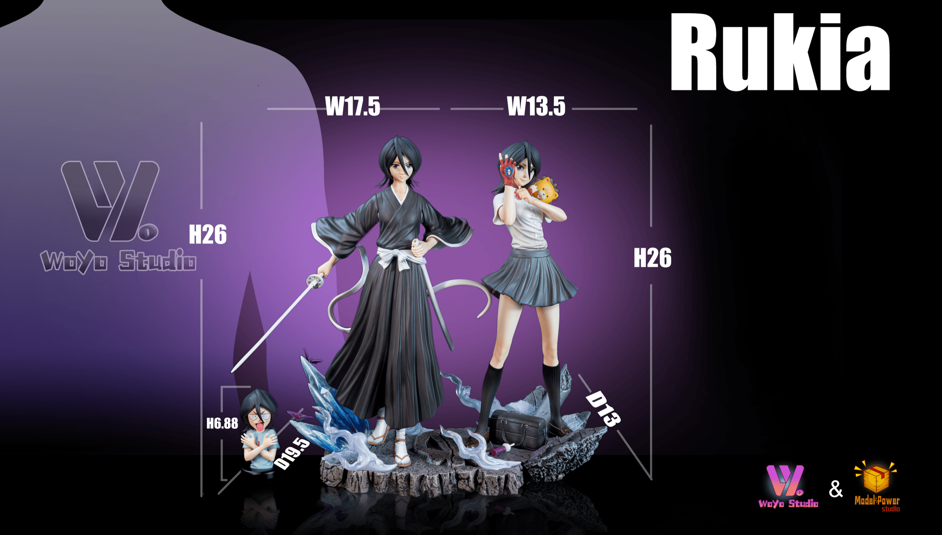 Bleach WoYo × Model Power Studio Rukia Kuchiki 1