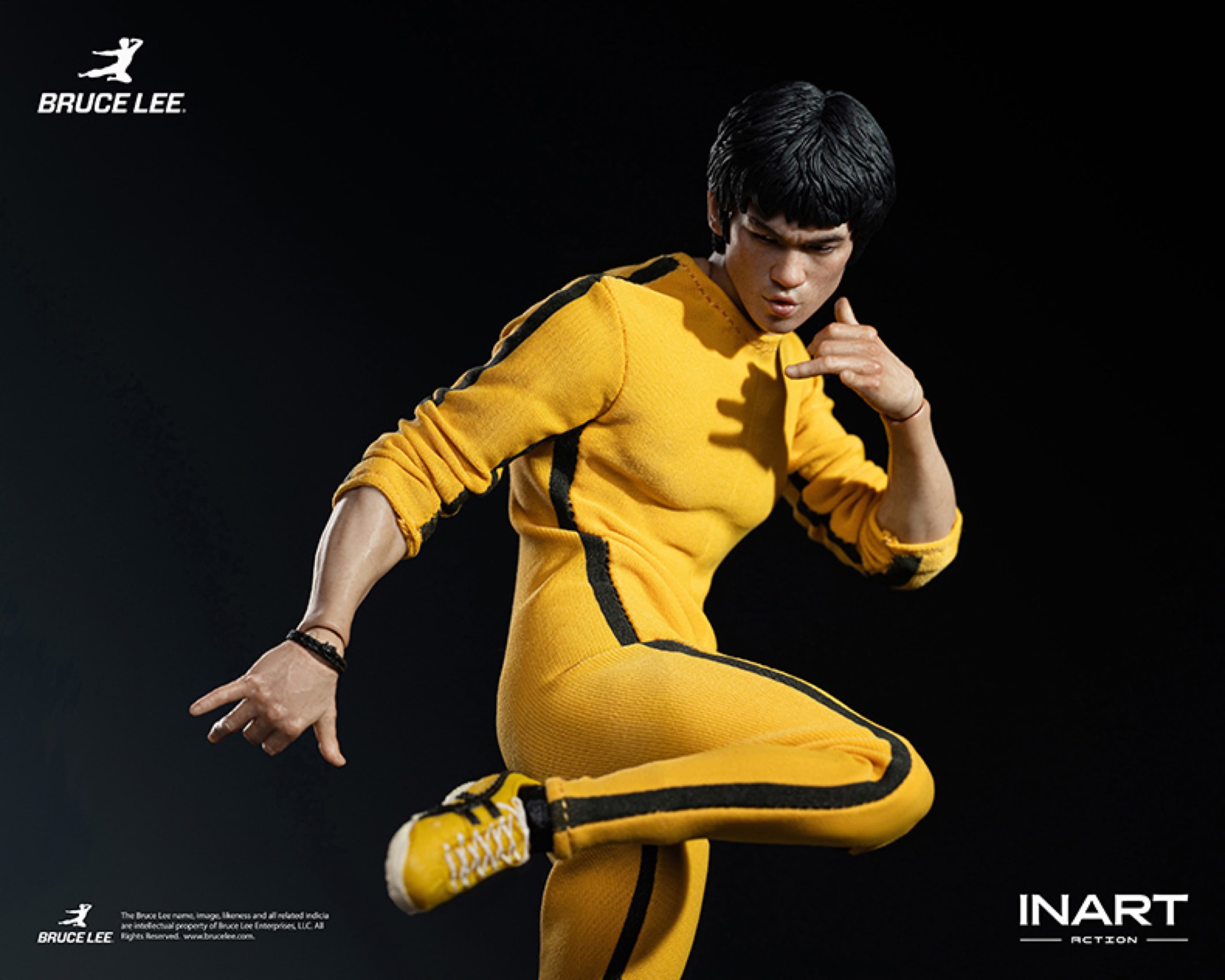 Bruce Lee INART Studio Bruce Lee Yellow Jumpsuit 1