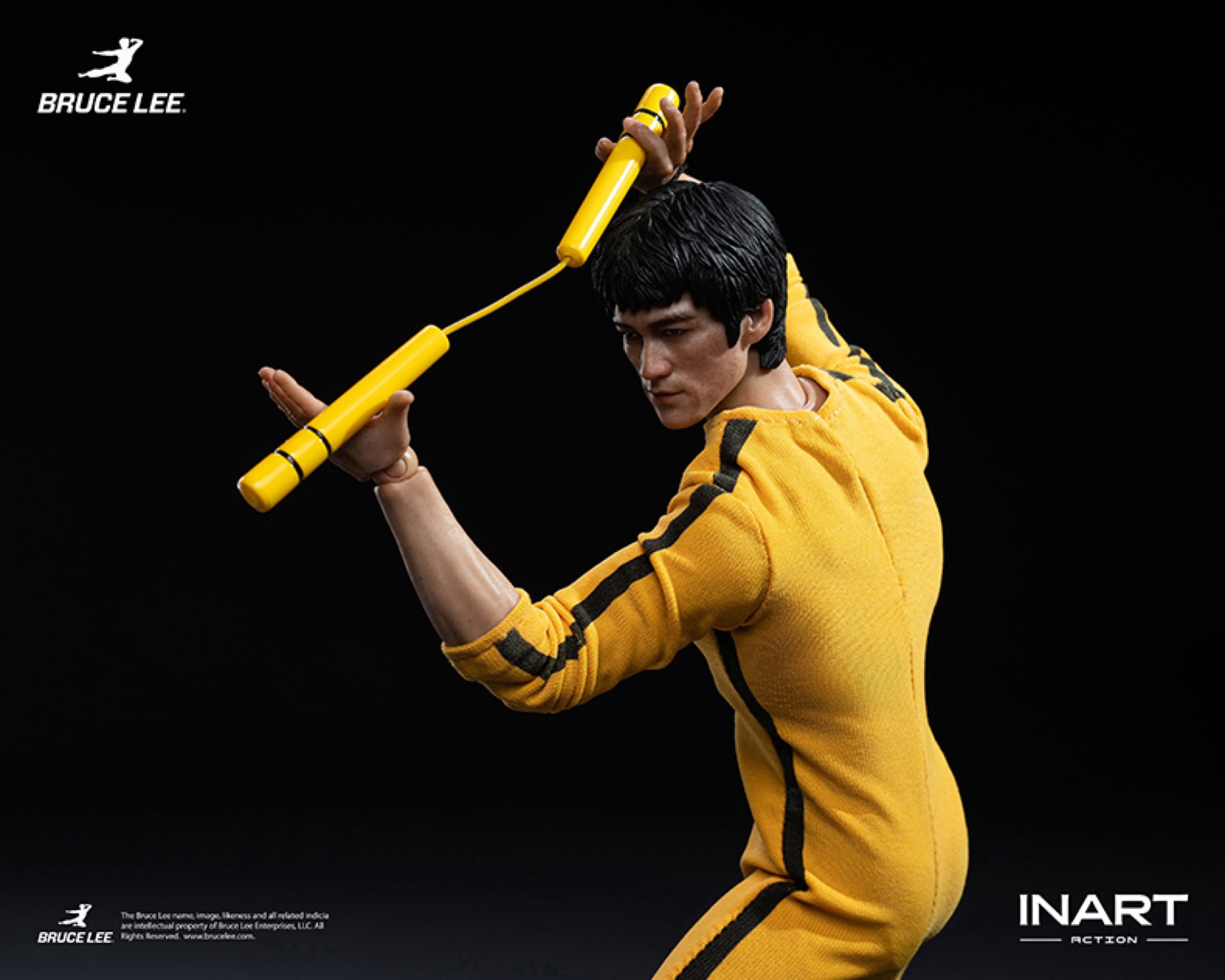 Bruce Lee INART Studio Bruce Lee Yellow Jumpsuit 3