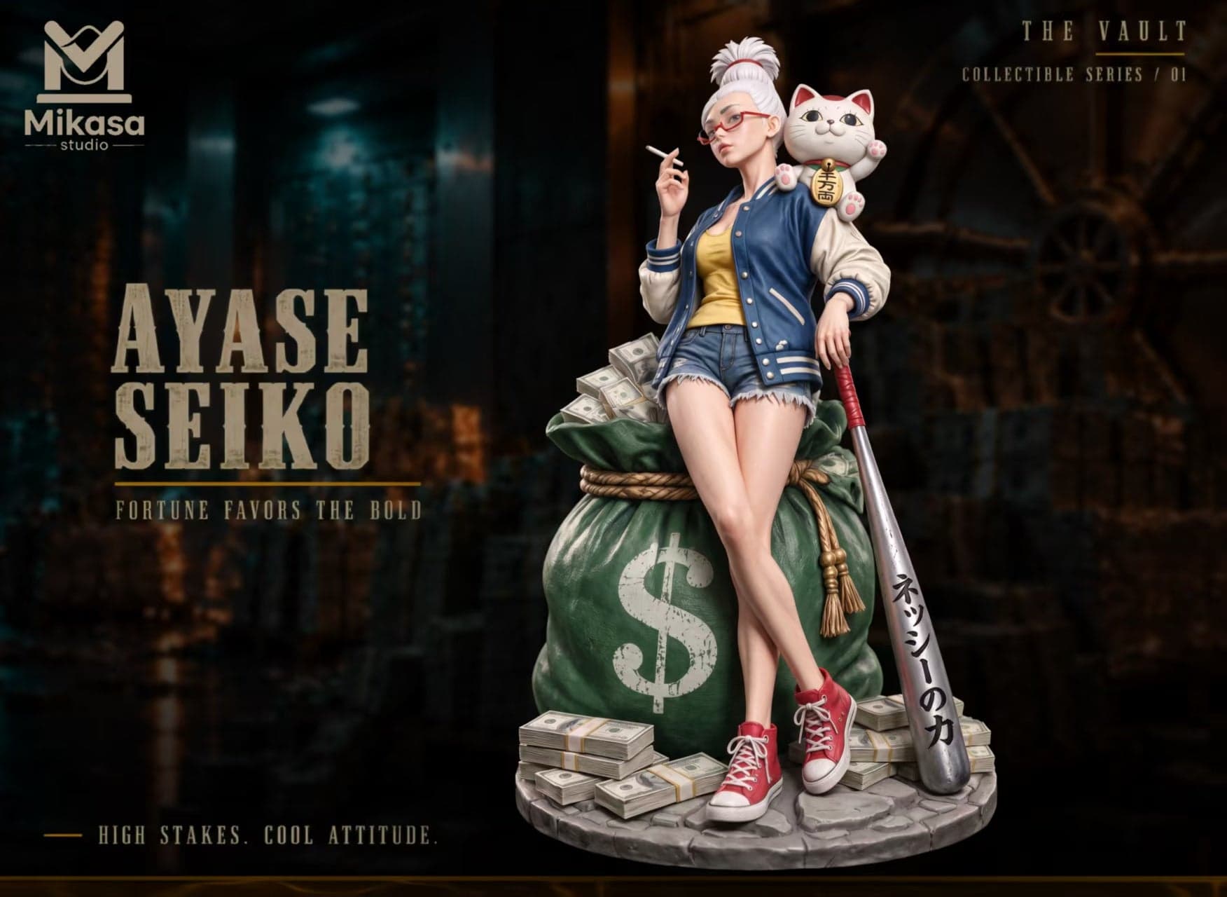 Dandadan Mikasa Studio Seiko Ayase Lucky Cat 3
