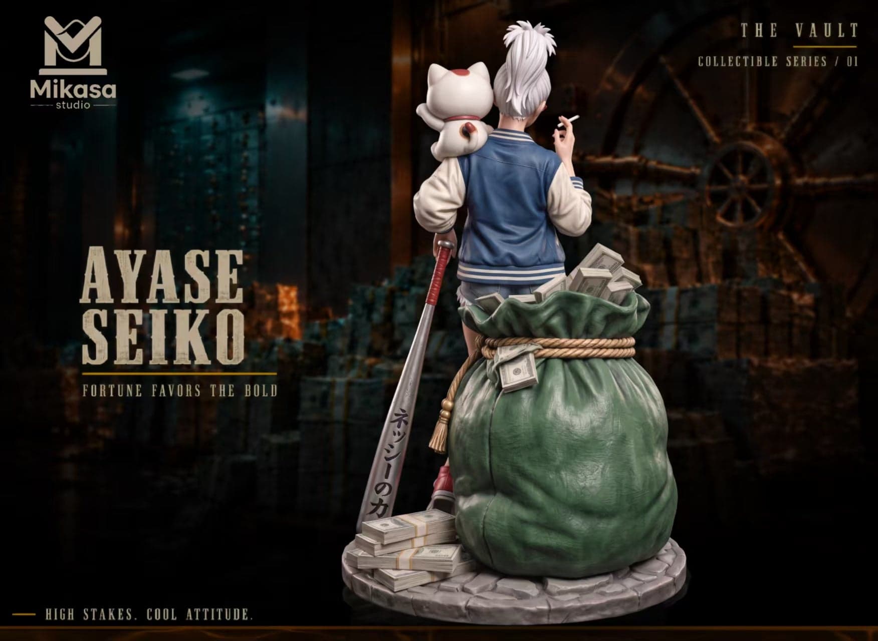 Dandadan Mikasa Studio Seiko Ayase Lucky Cat 4