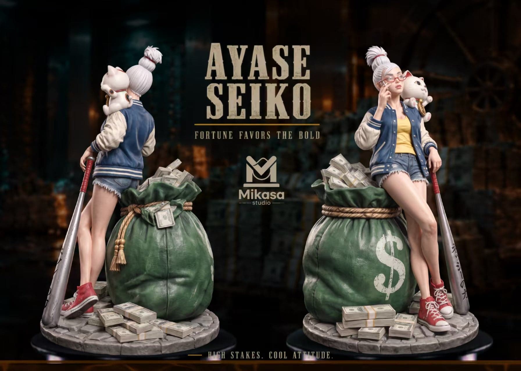 Dandadan Mikasa Studio Seiko Ayase Lucky Cat 5