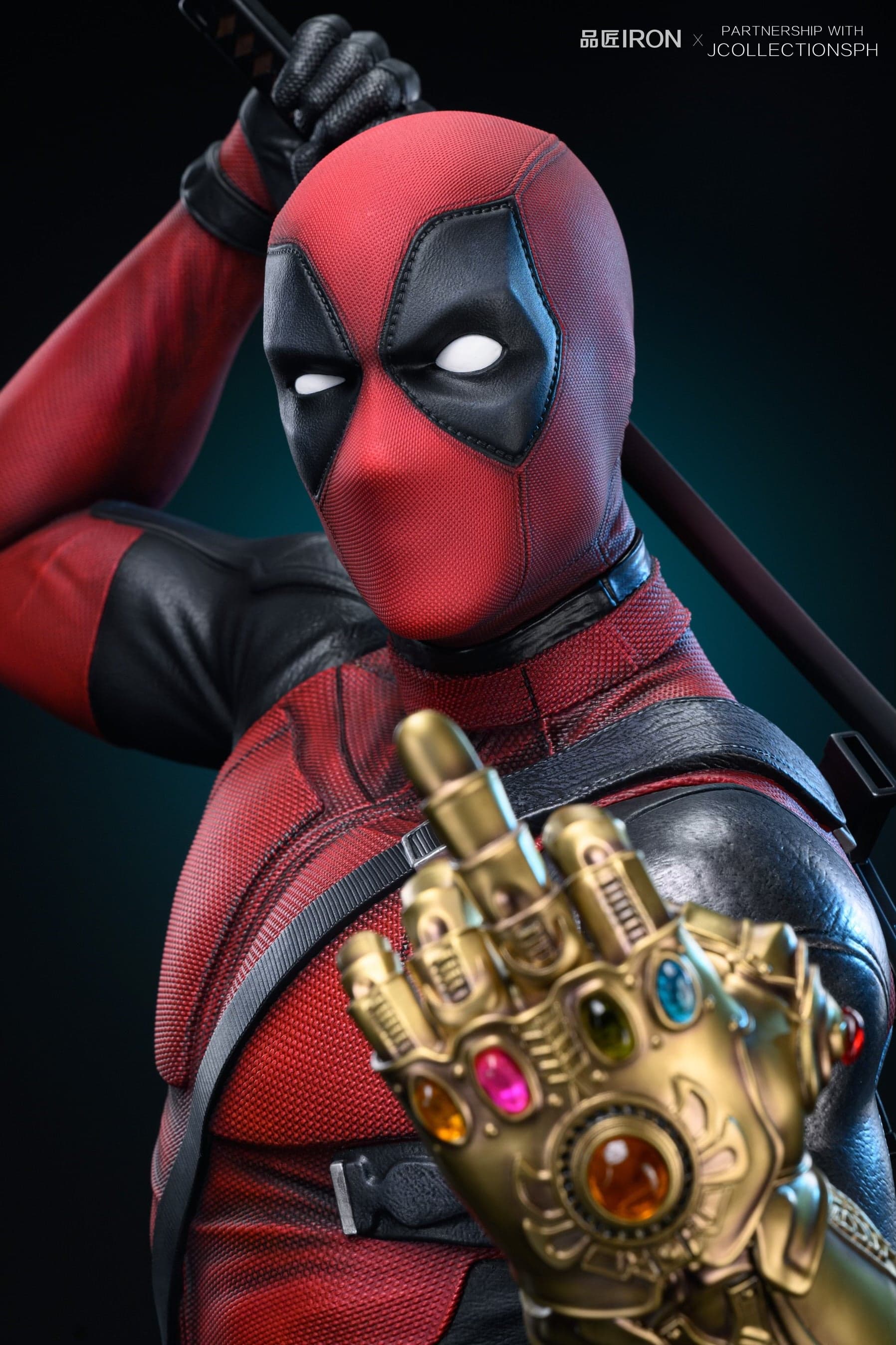 Deadpool Pin Jiang Iron Studio Deadpool MQ060 Bust 4