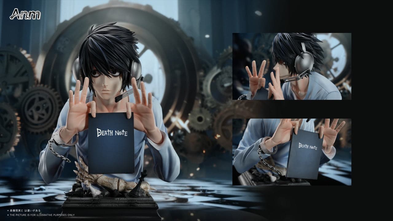 Death Note Anm Studio L lawliet bust 5