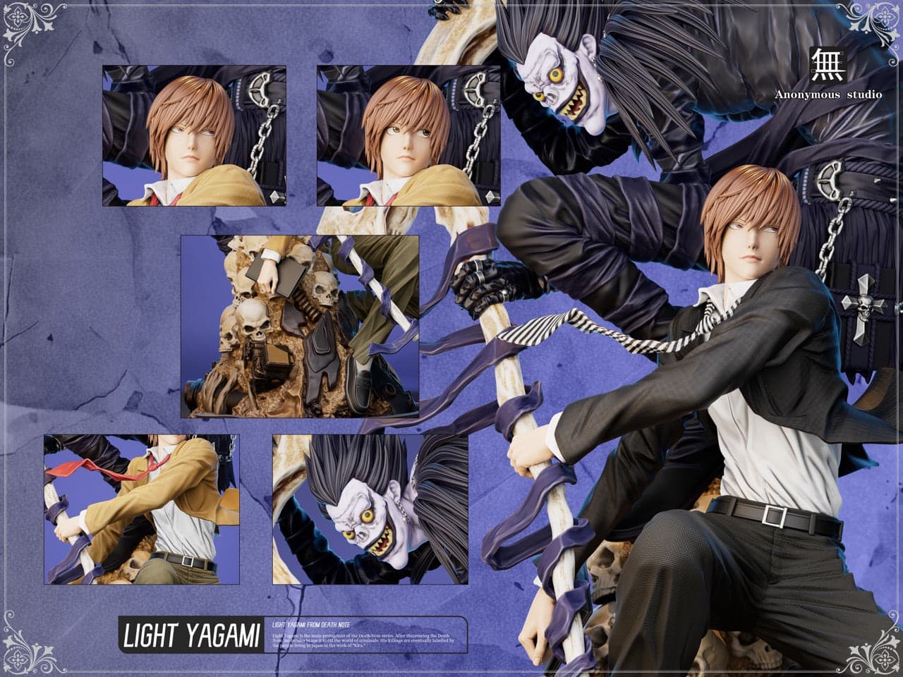 Death Note Anonymous Studio Yagami Light x Ryuk 3