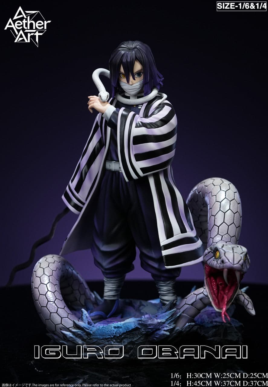 Demon Slayer Aether Art Studio Obanai Iguro 1