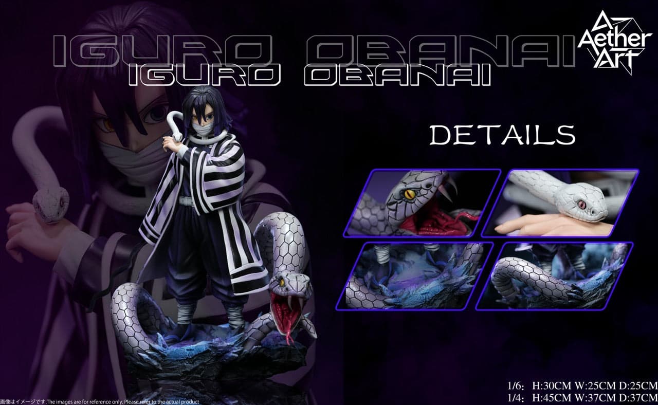 Demon Slayer Aether Art Studio Obanai Iguro 5