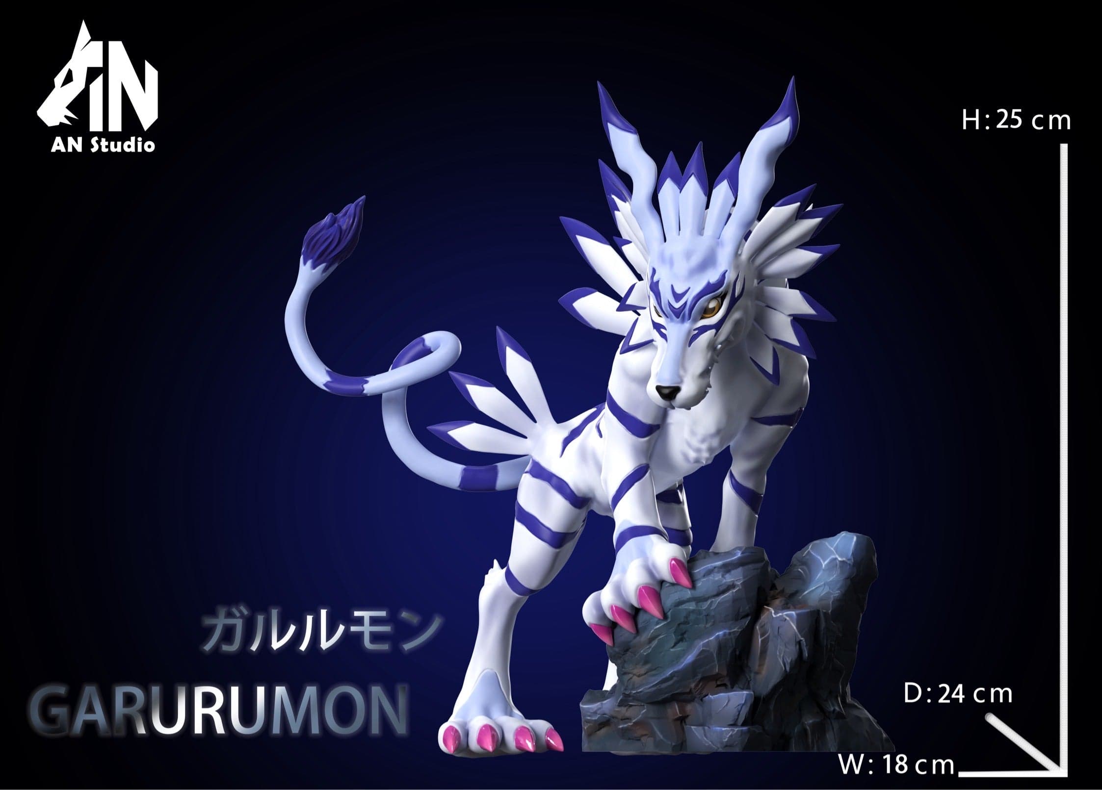 Digimon AN Studio Garurumon 3
