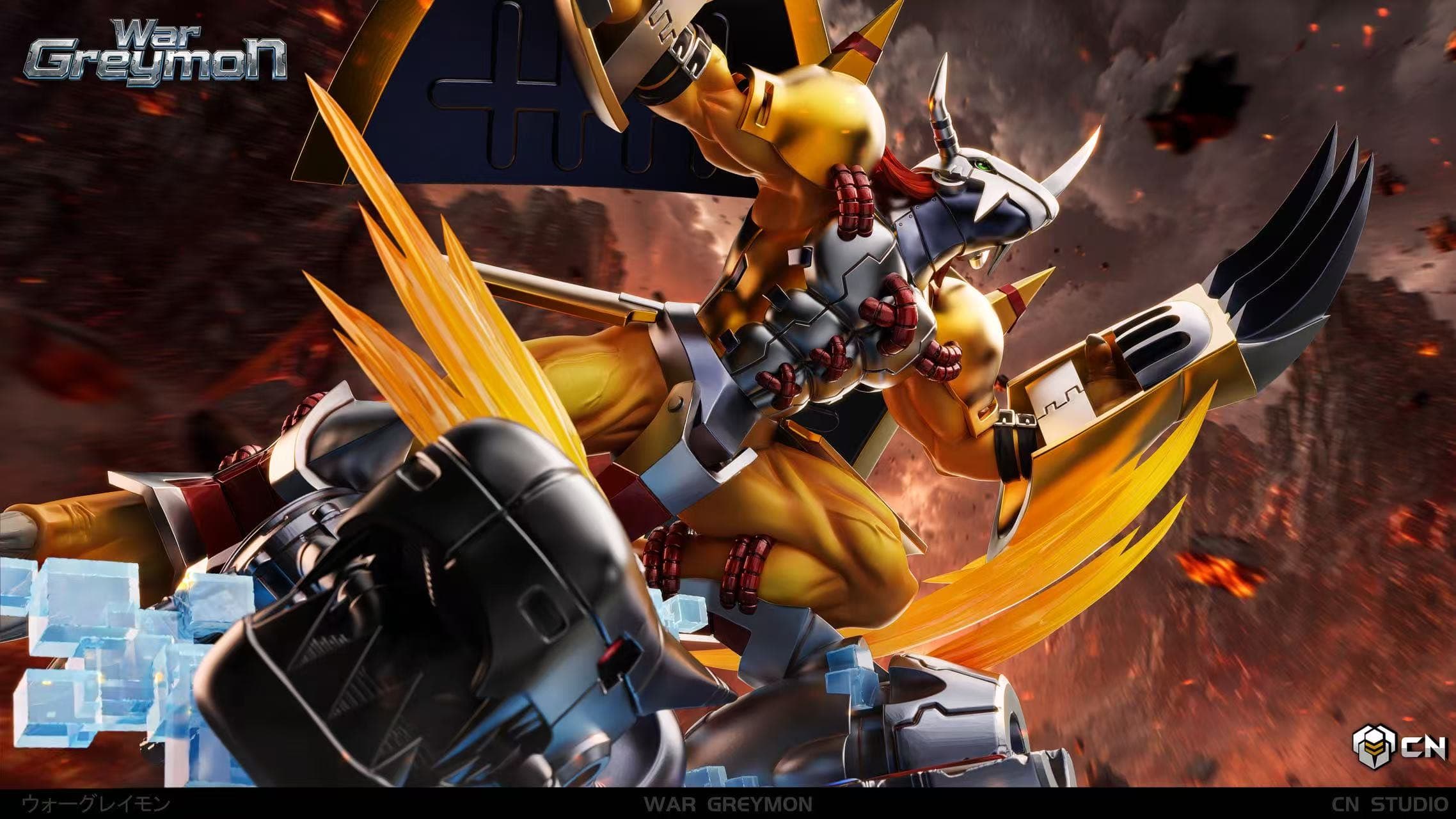 Digimon CN Studio Wargreymon Vs Machinedramon 3