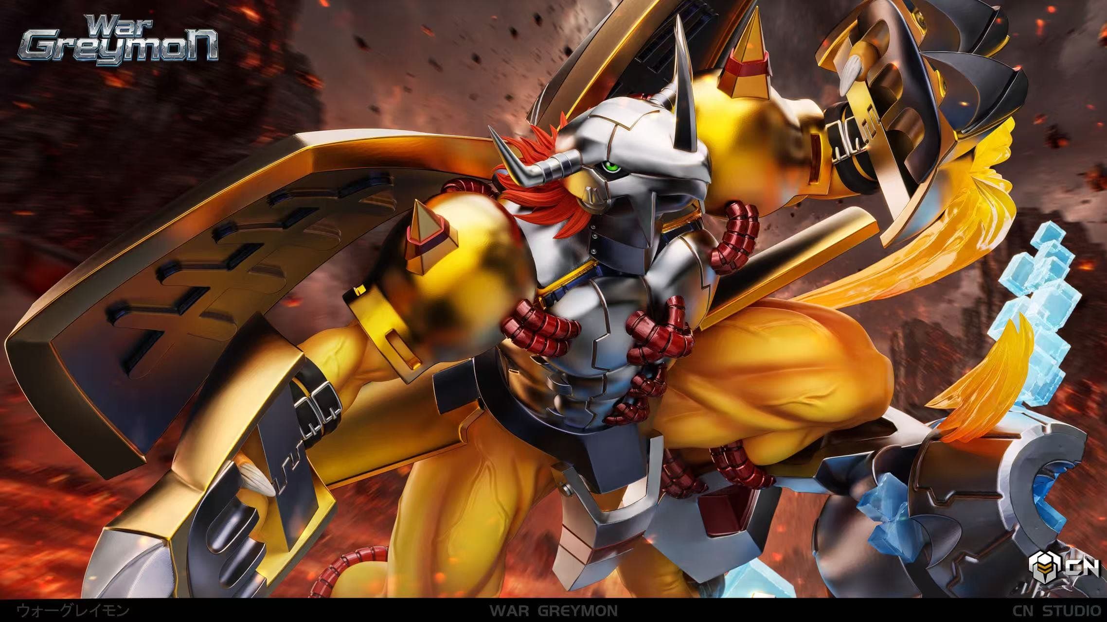 Digimon CN Studio Wargreymon Vs Machinedramon 5