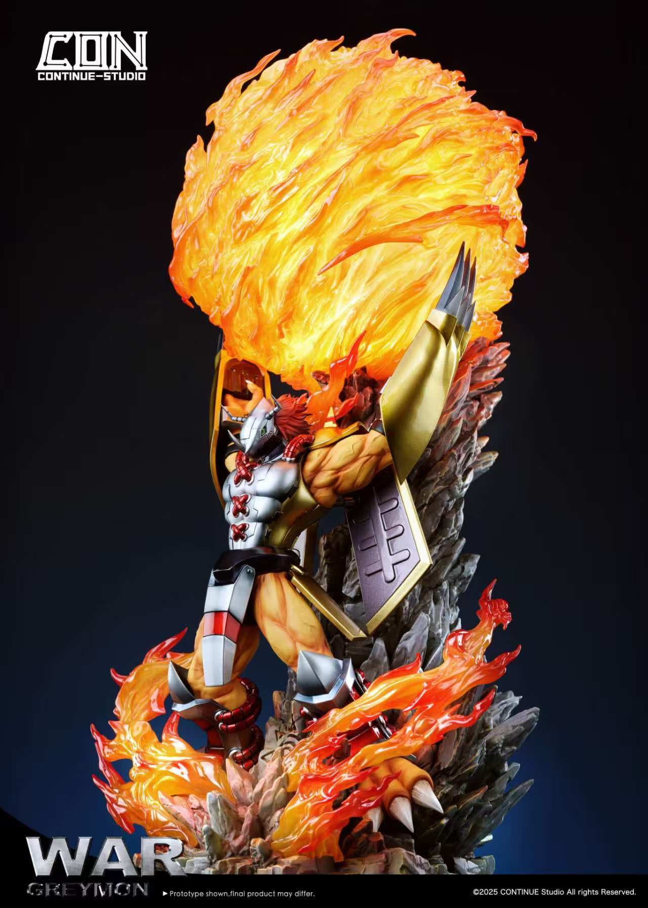 Digimon Continue Studio War Greymon 3