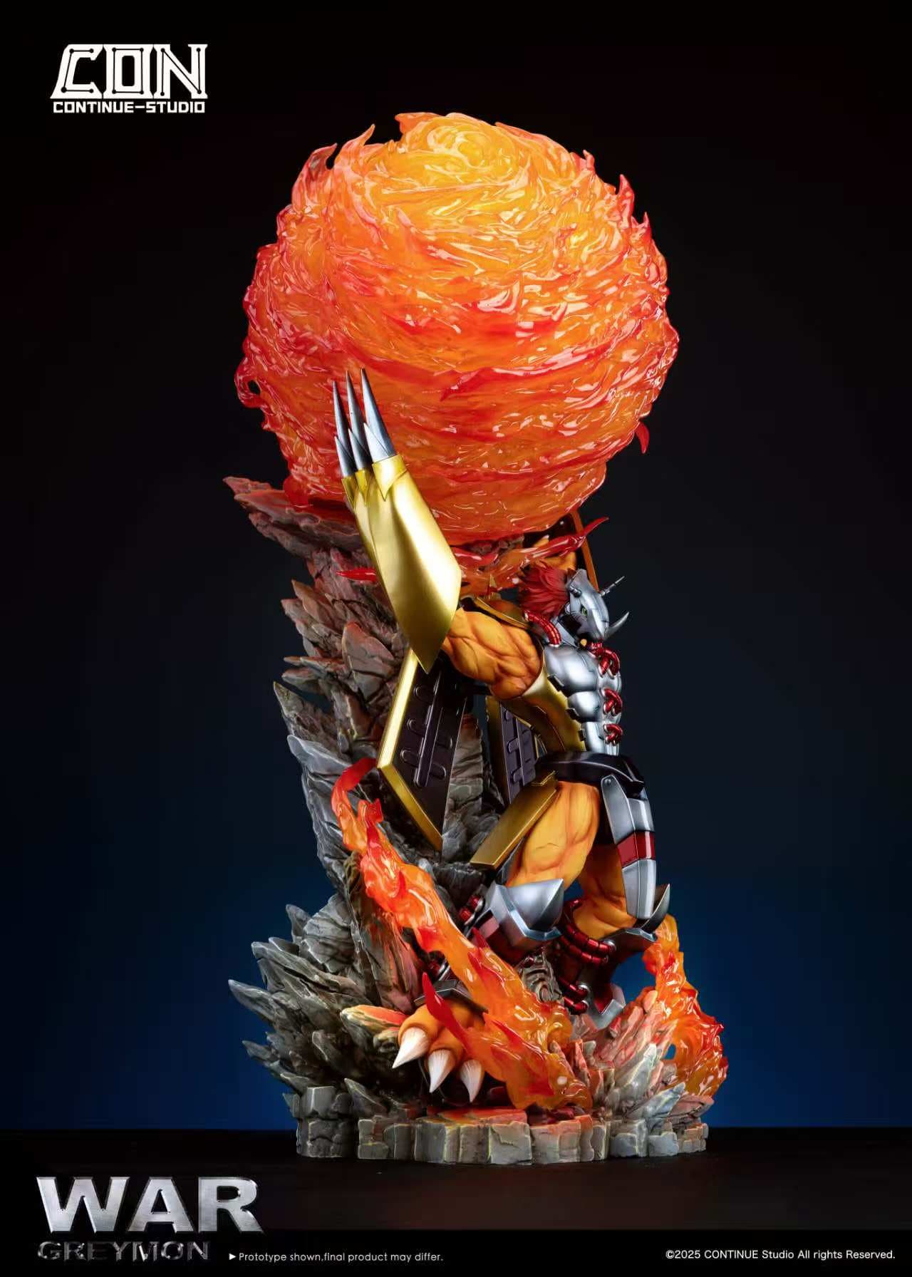 Digimon Continue Studio War Greymon 5