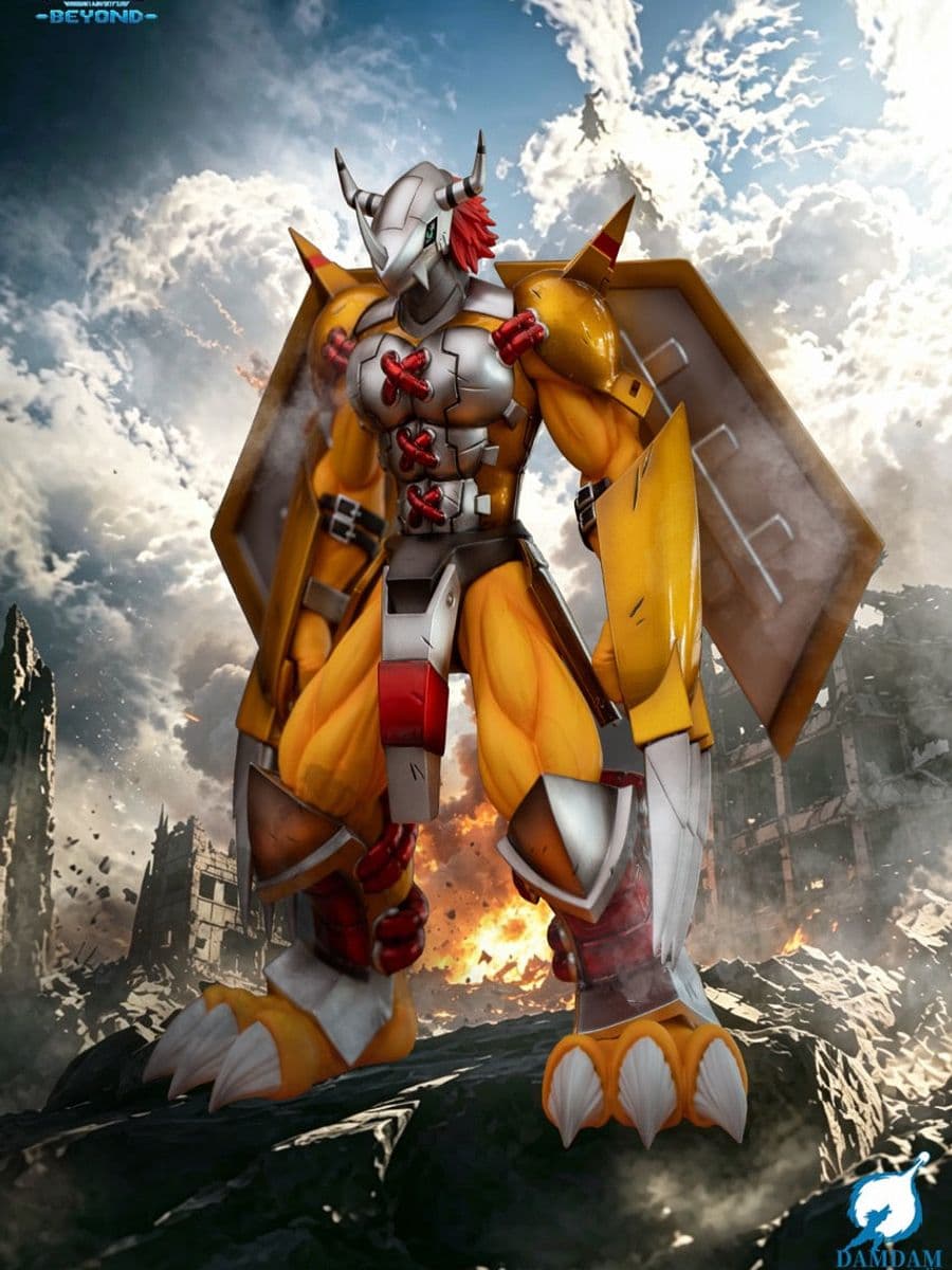Digimon DAMDAM Studio Agumon Wargreymon