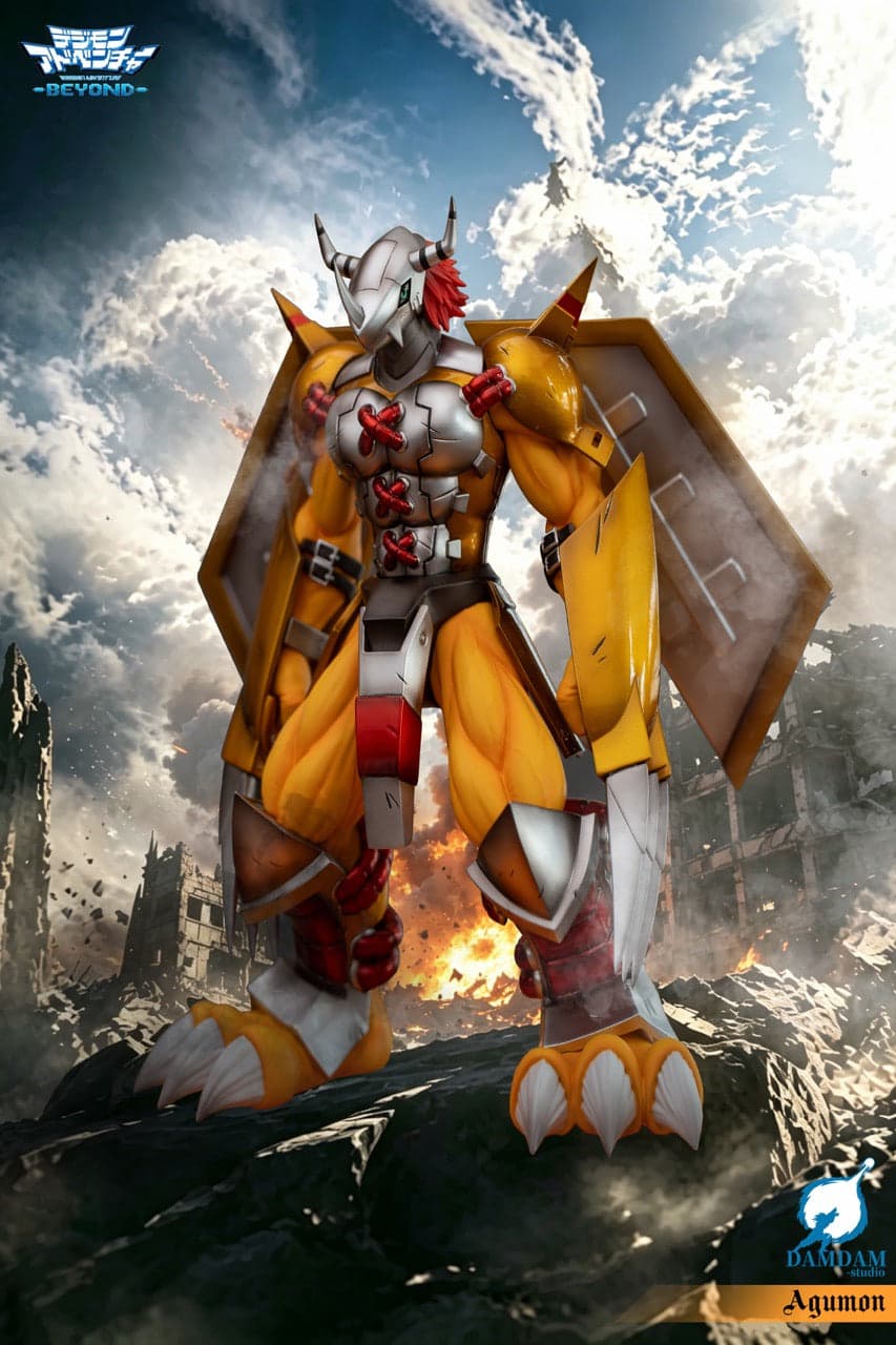 Digimon DAMDAM Studio Agumon Wargreymon 1