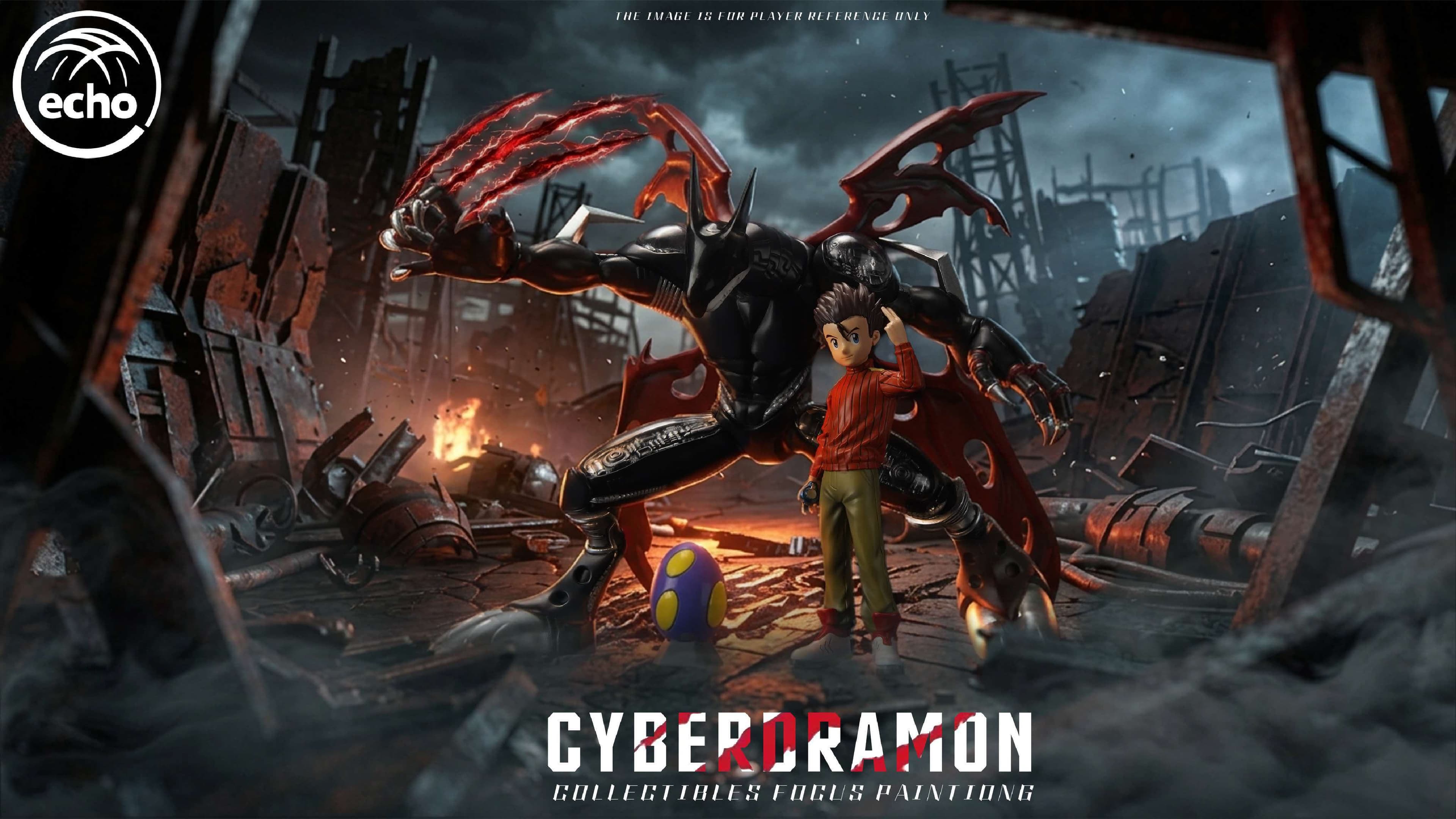 Digimon Echo Studio Akiyama Ryo Cyberdramon 1