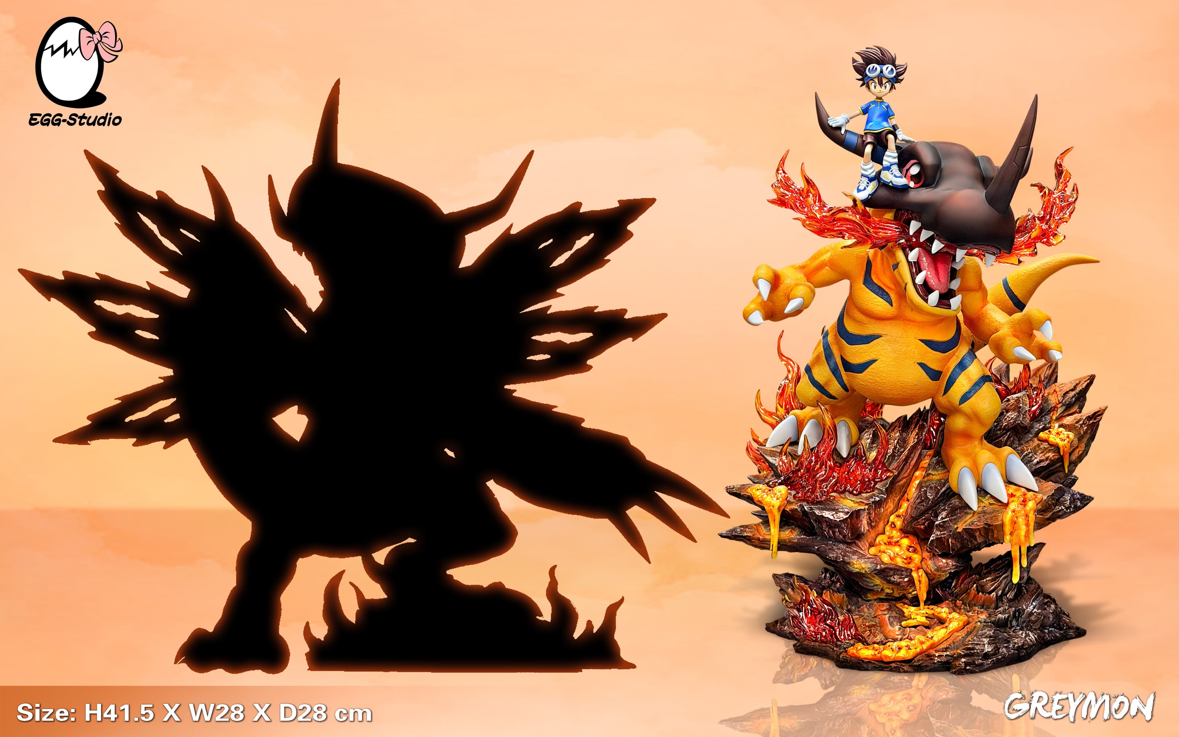 Digimon EGG Studio Greymon 2