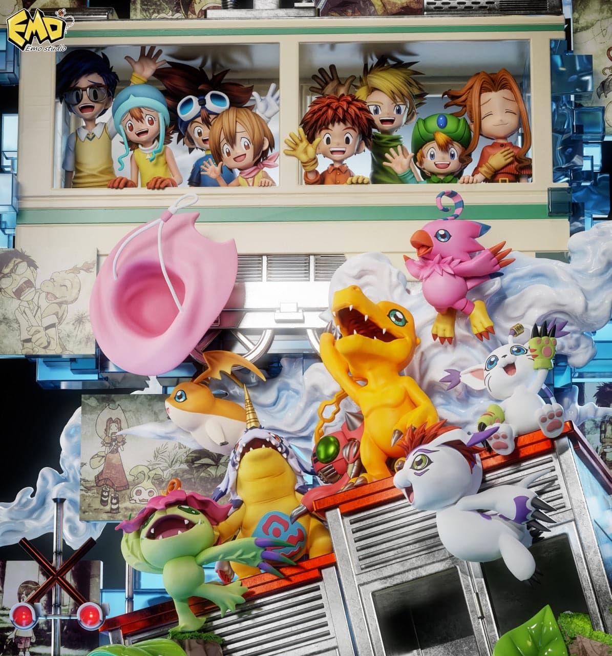 Digimon EMO Studio The First Generation of Digimon 2