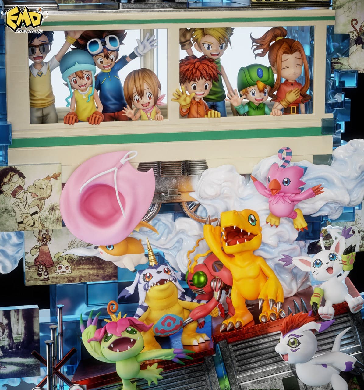 Digimon EMO Studio The First Generation of Digimon 3