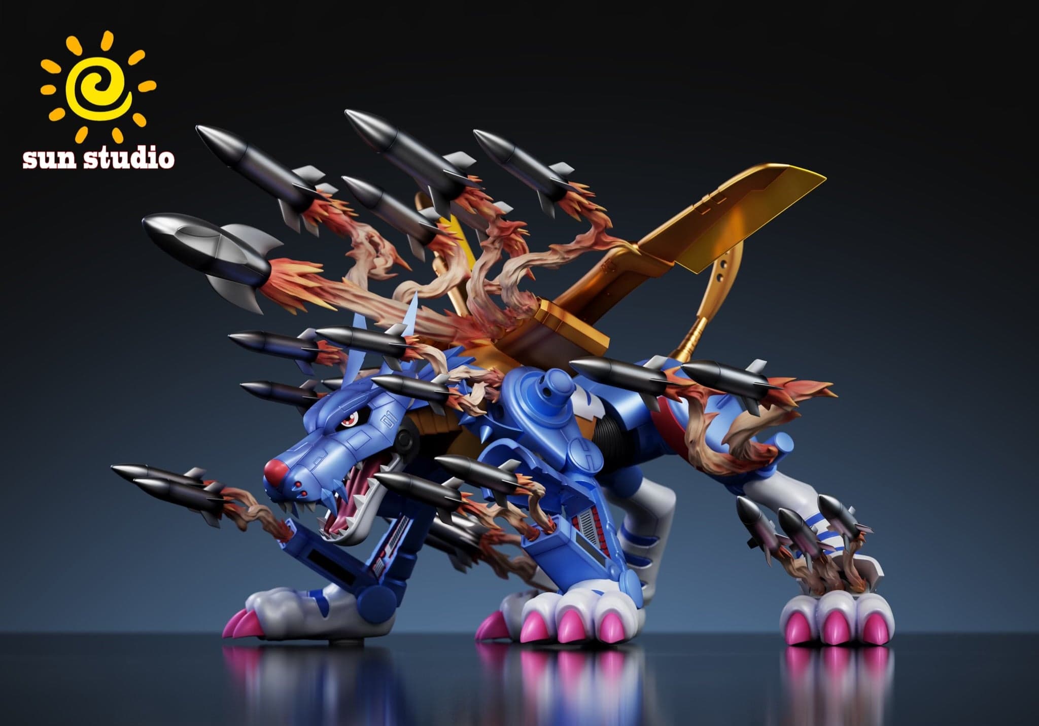 Digimon Sun Studio MetalGarurumon 4