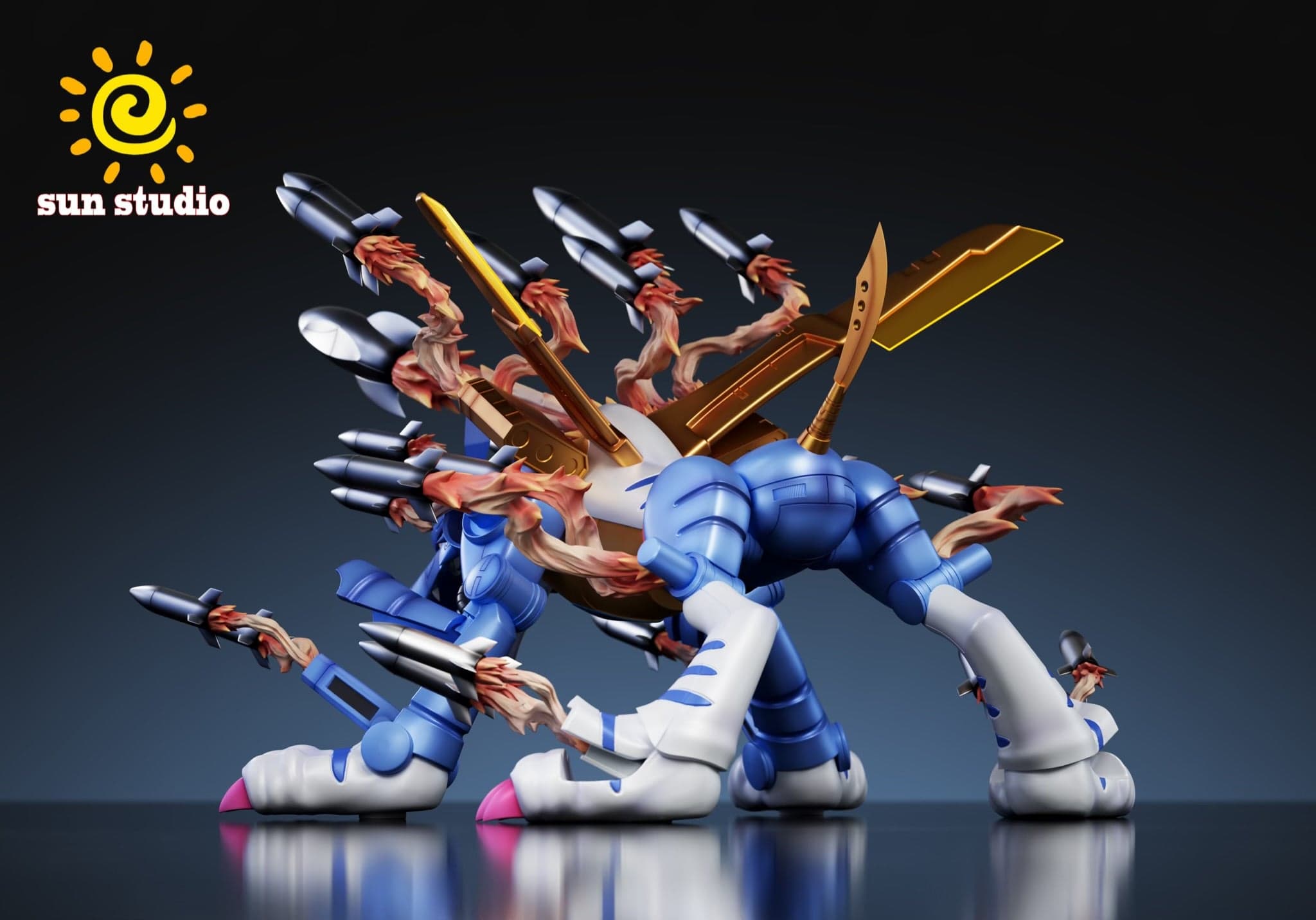 Digimon Sun Studio MetalGarurumon 5