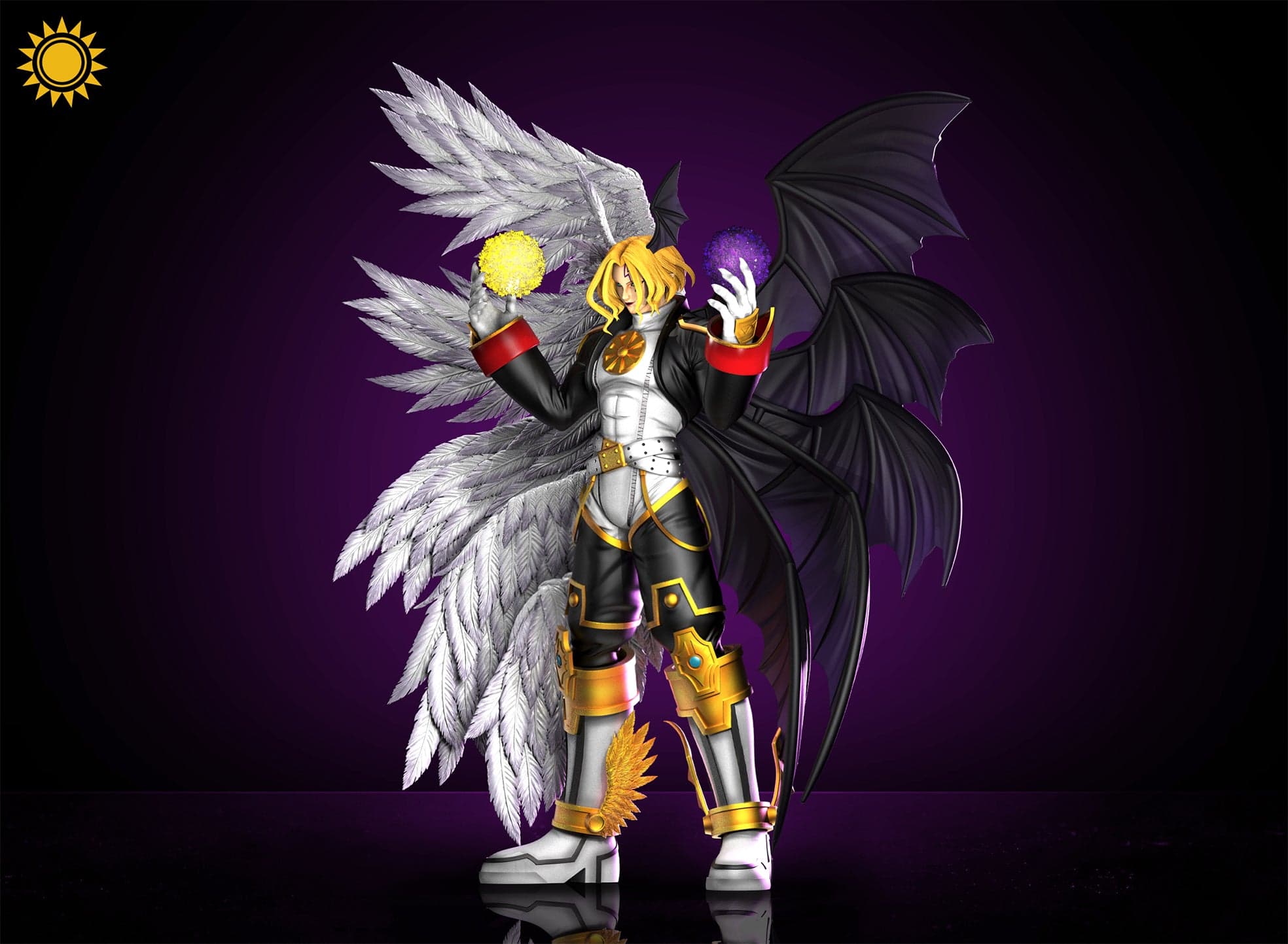 Digimon Sun Toys Studio Lucemon Falldown Mode 3
