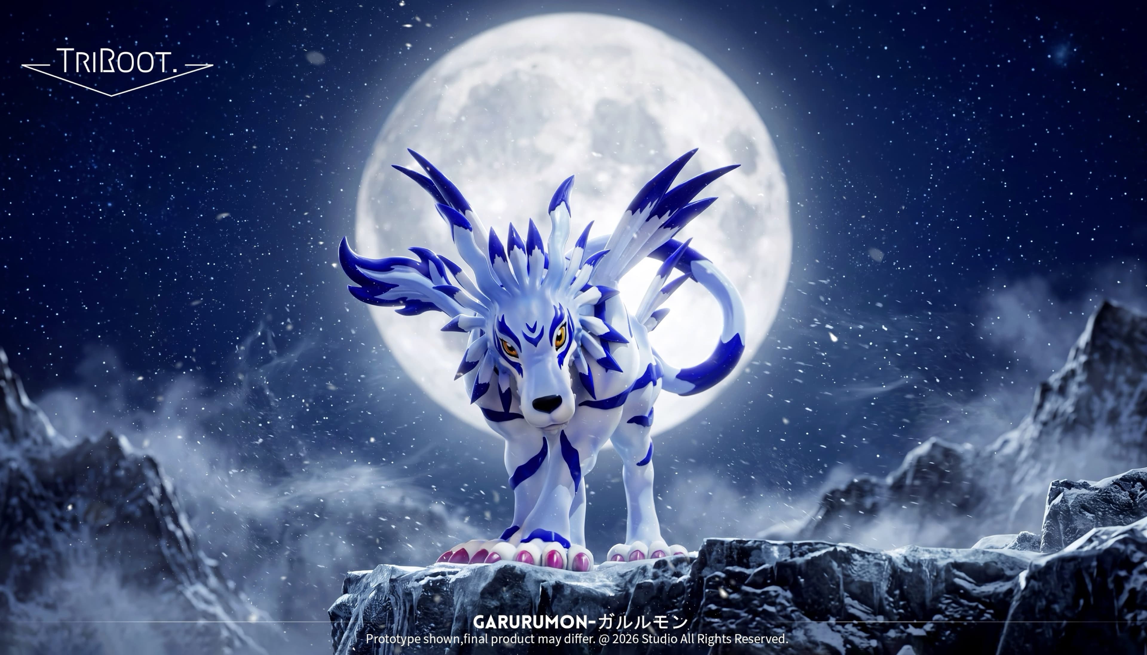 Digimon TriROOT Studio Garurumon 1