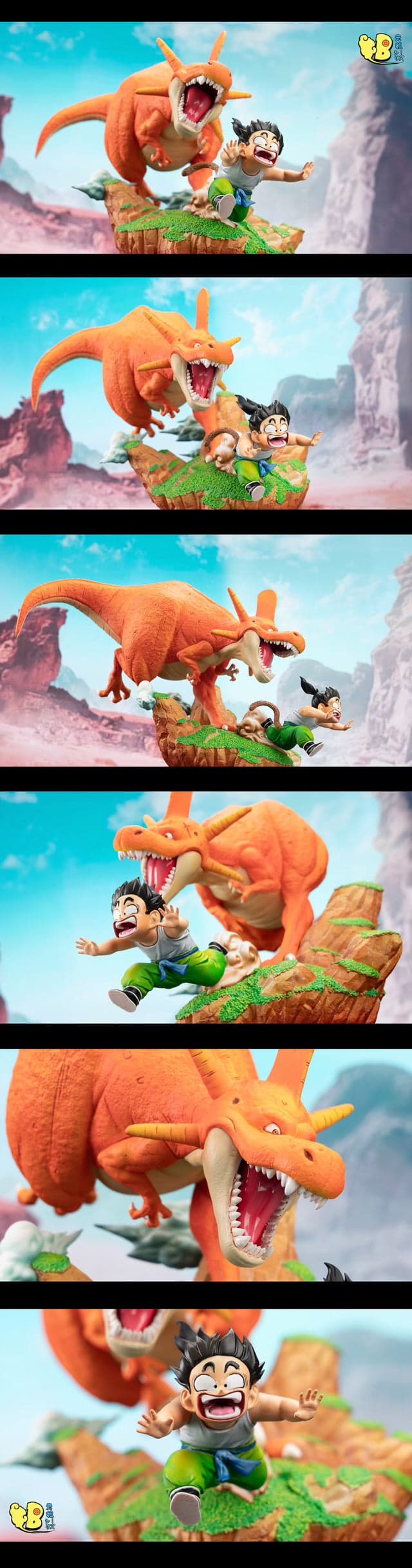 Dragon Ball DB Studio Dinosaur Run After Son Gohan 5