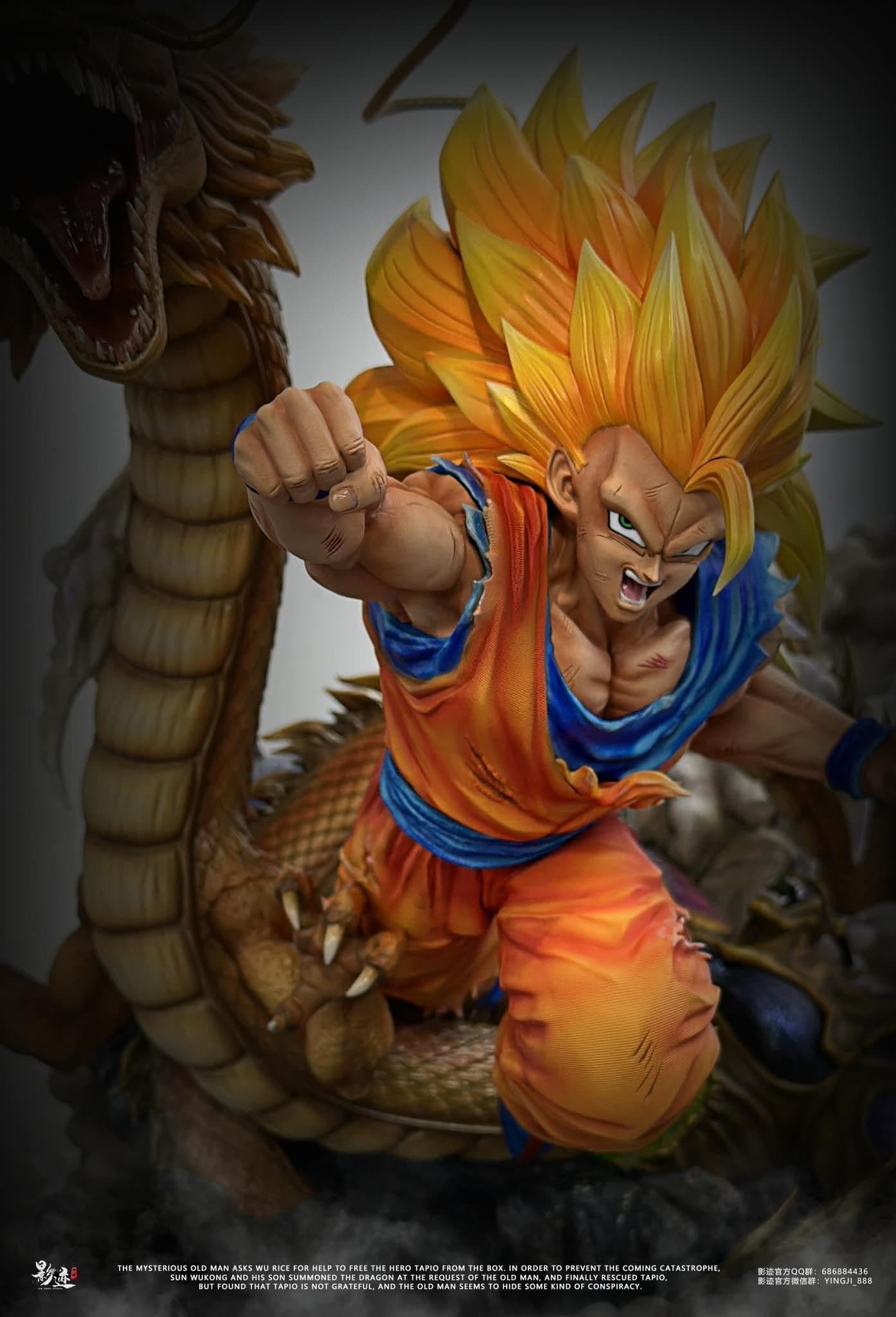 Dragon Ball Dim Model Studio Goku SSJ3 Dragon Fist 2