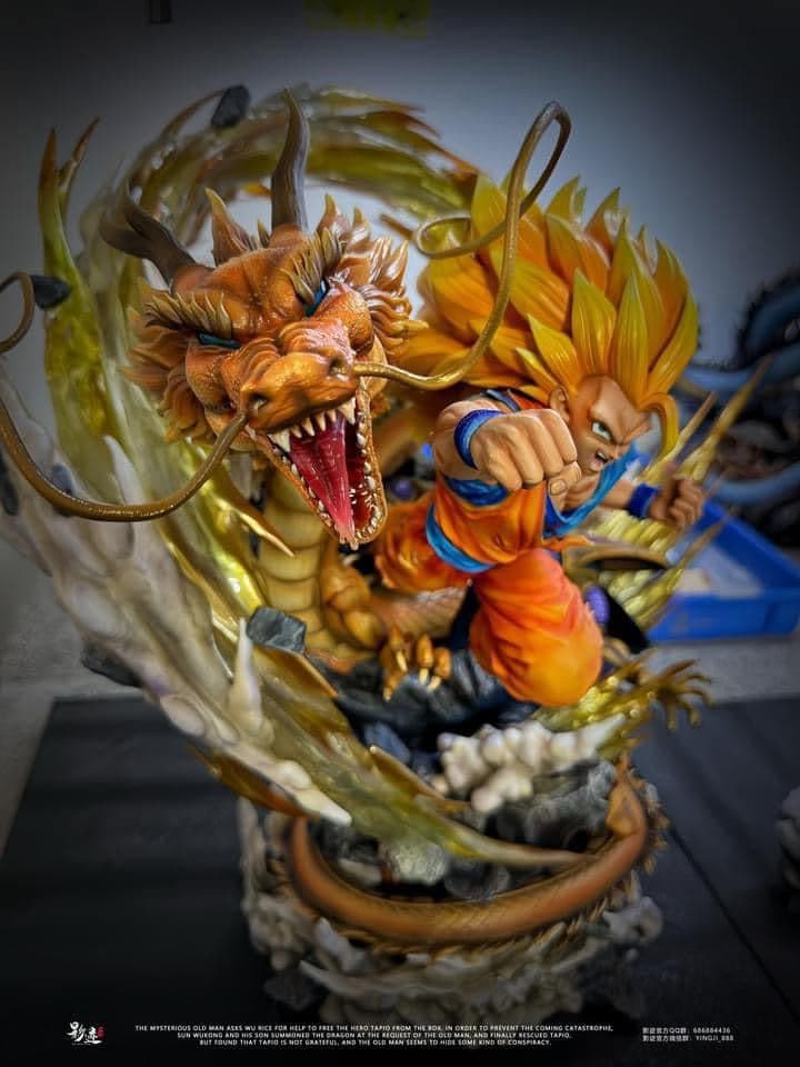 Dragon Ball Dim Model Studio Goku SSJ3 Dragon Fist 4